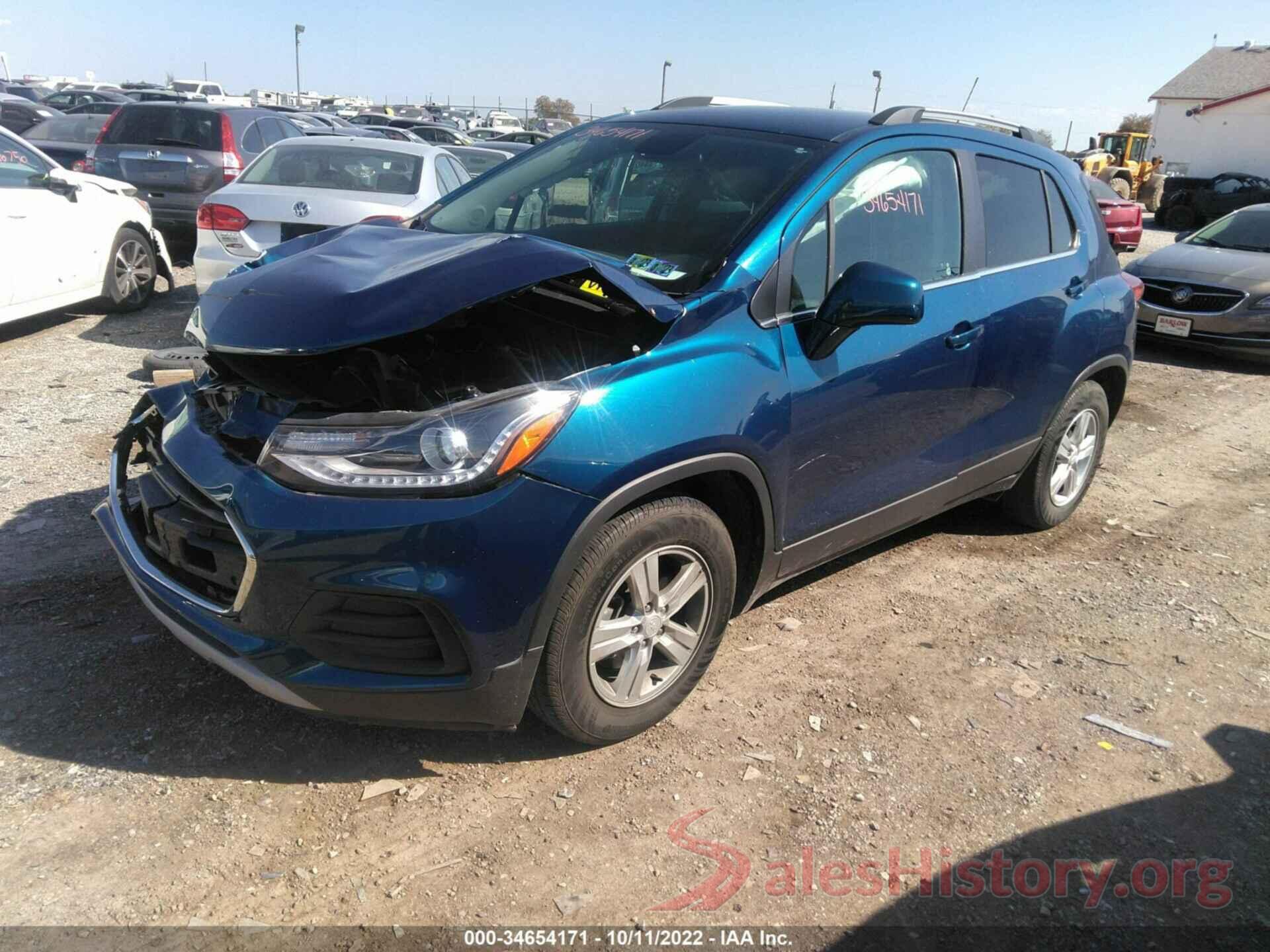 3GNCJLSB9KL386571 2019 CHEVROLET TRAX