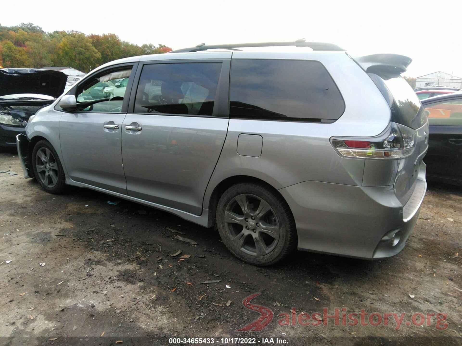 5TDXZ3DC6HS788351 2017 TOYOTA SIENNA