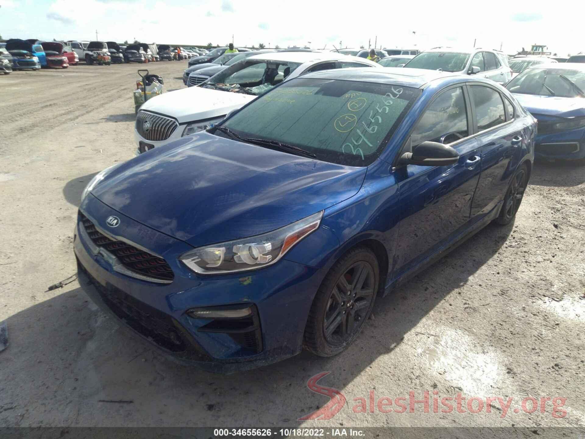 3KPF34ADXLE169867 2020 KIA FORTE