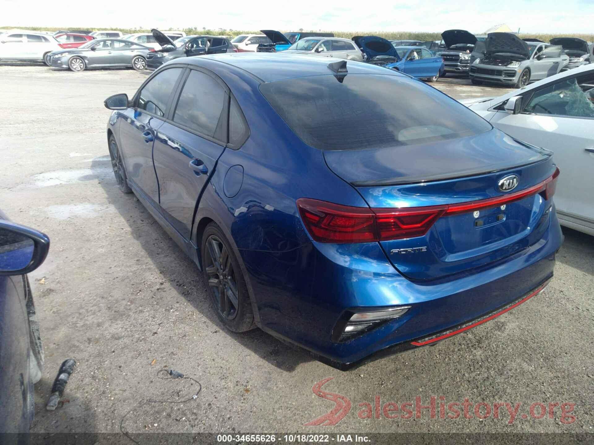 3KPF34ADXLE169867 2020 KIA FORTE