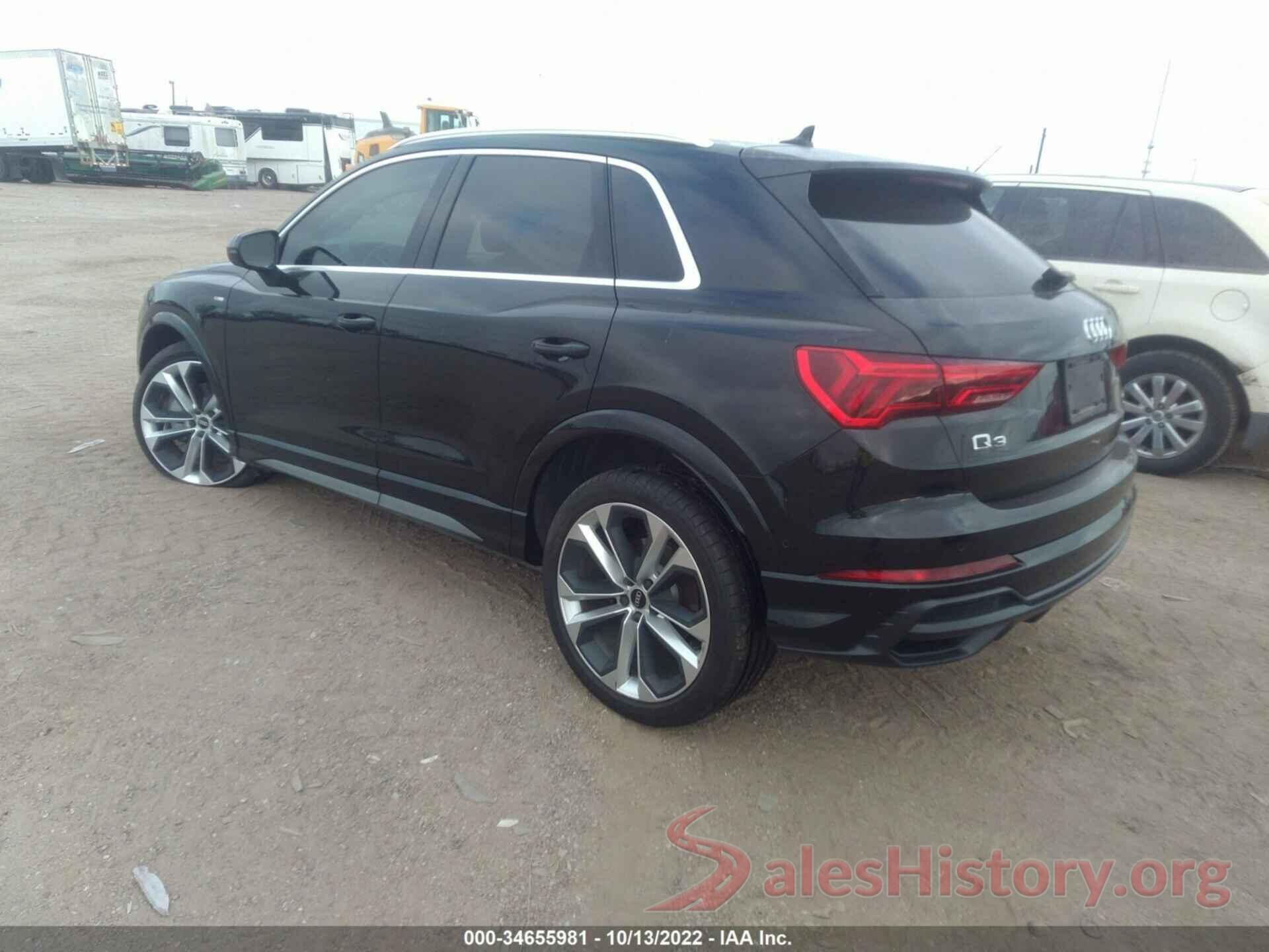 WA1EECF39M1132890 2021 AUDI Q3