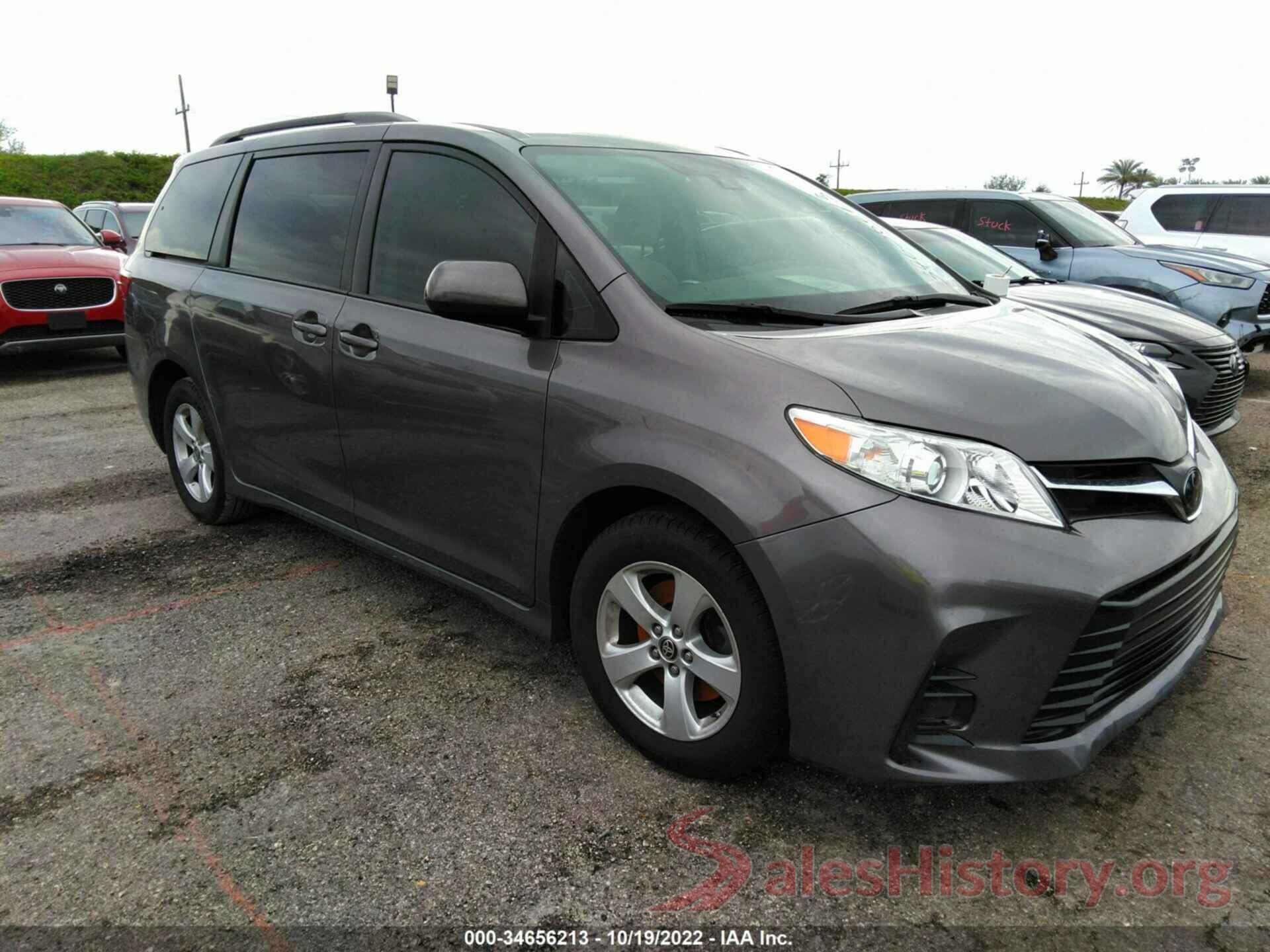 5TDKZ3DC0LS086903 2020 TOYOTA SIENNA