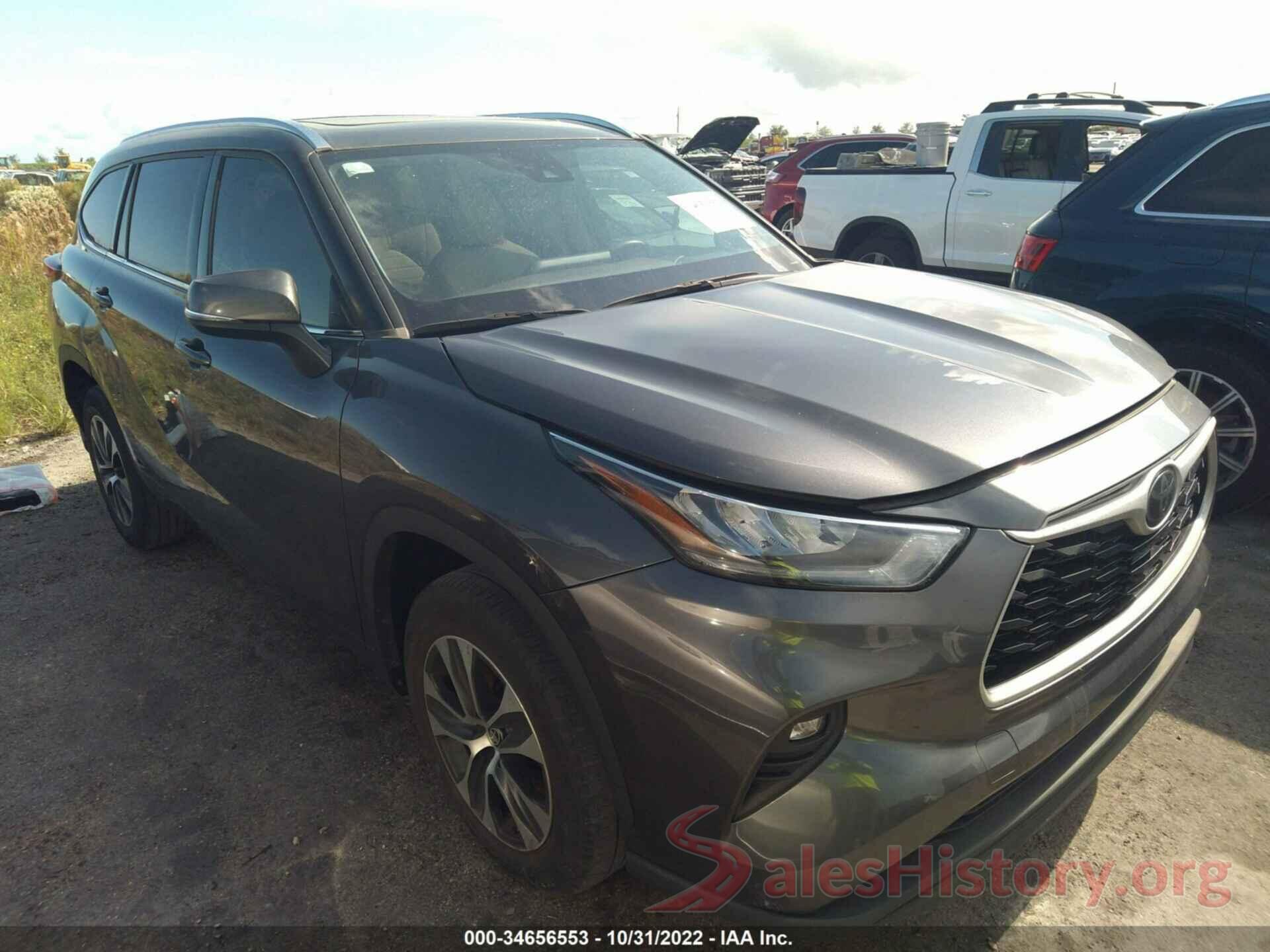 5TDGZRAH3LS512267 2020 TOYOTA HIGHLANDER