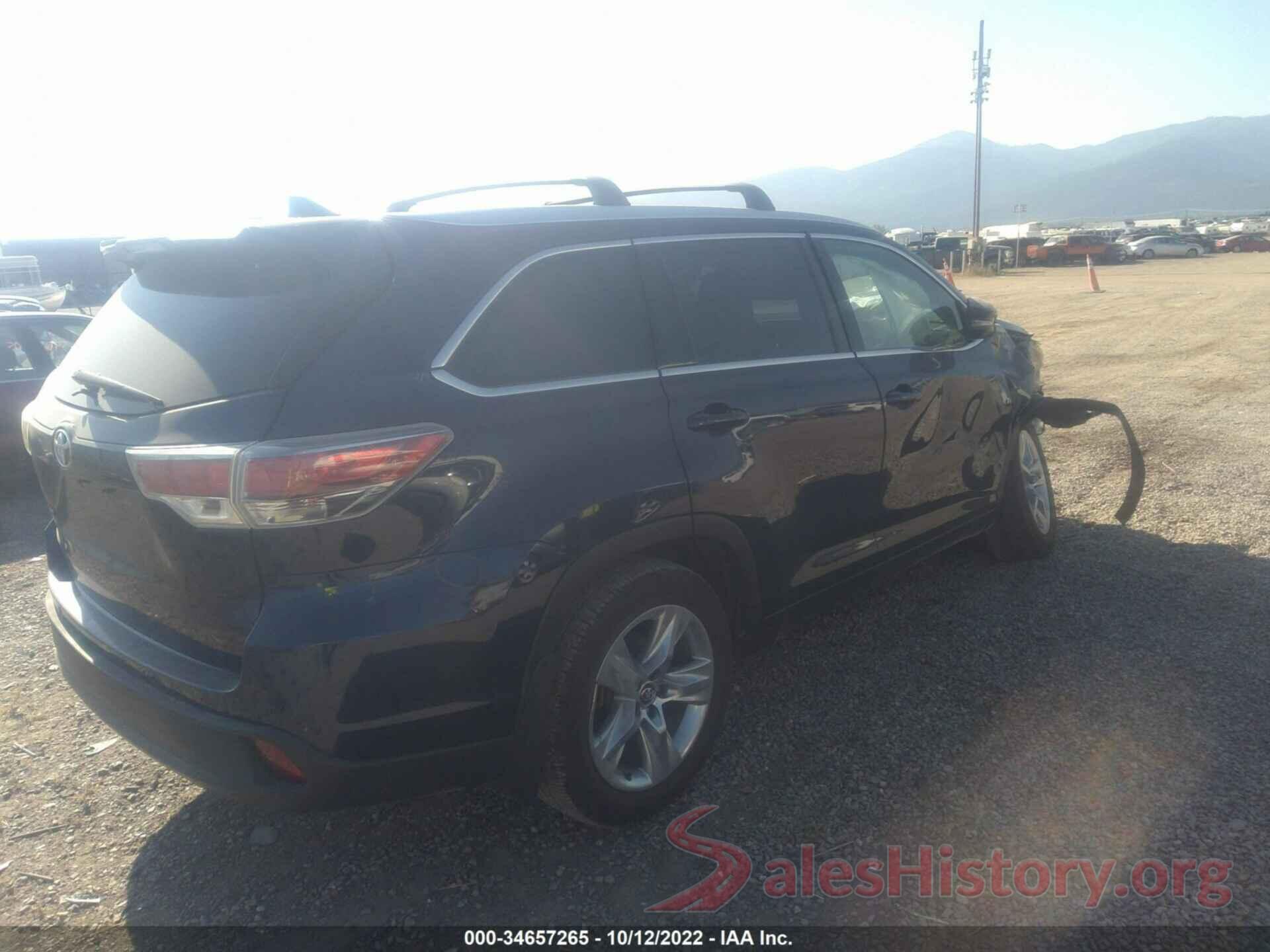 5TDDKRFH4GS310687 2016 TOYOTA HIGHLANDER