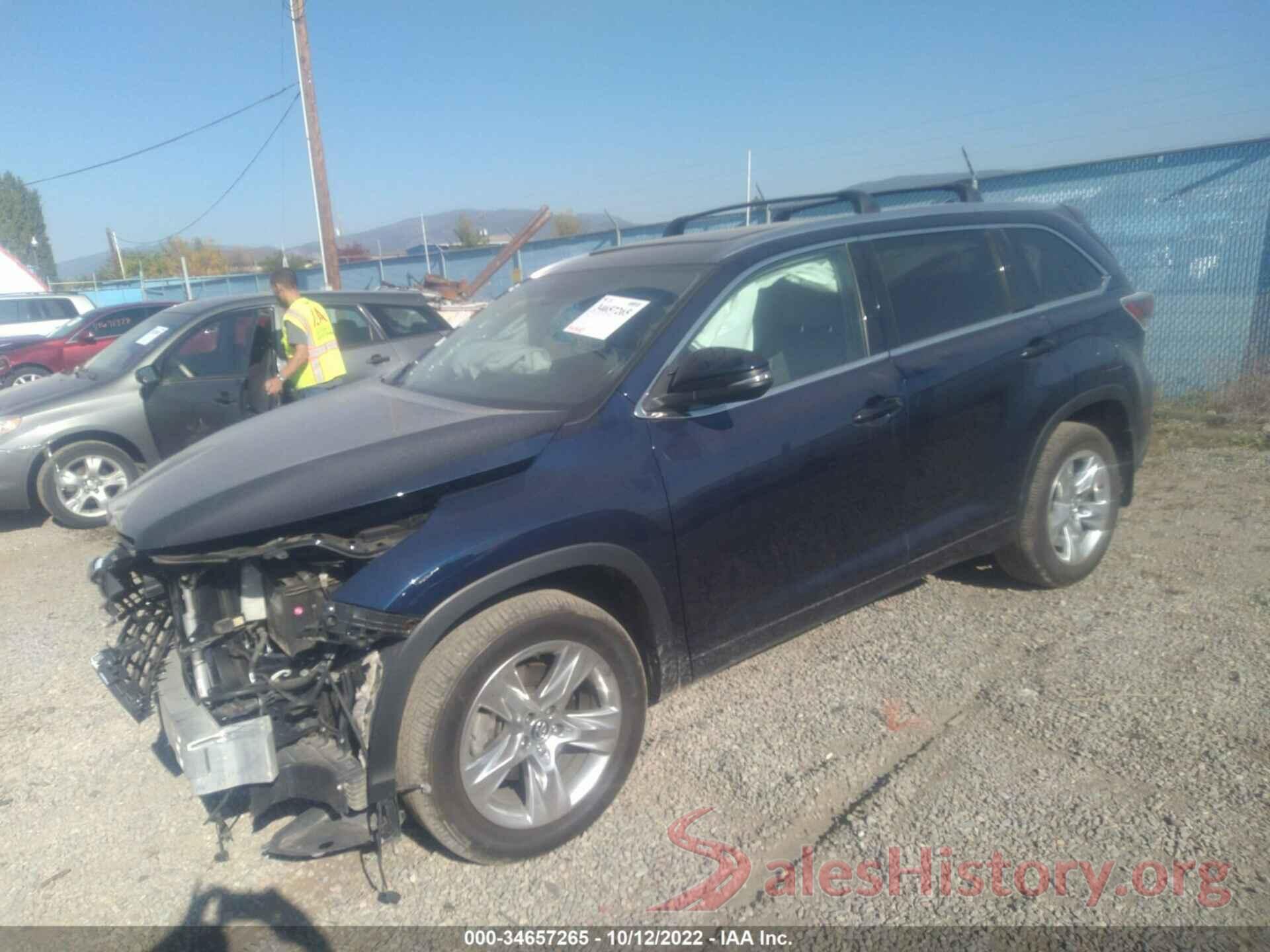 5TDDKRFH4GS310687 2016 TOYOTA HIGHLANDER