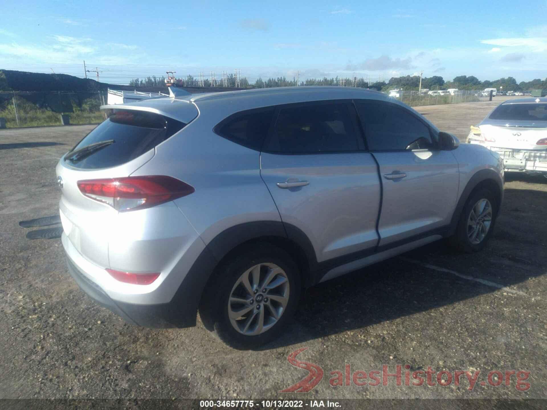 KM8J33A47JU712705 2018 HYUNDAI TUCSON