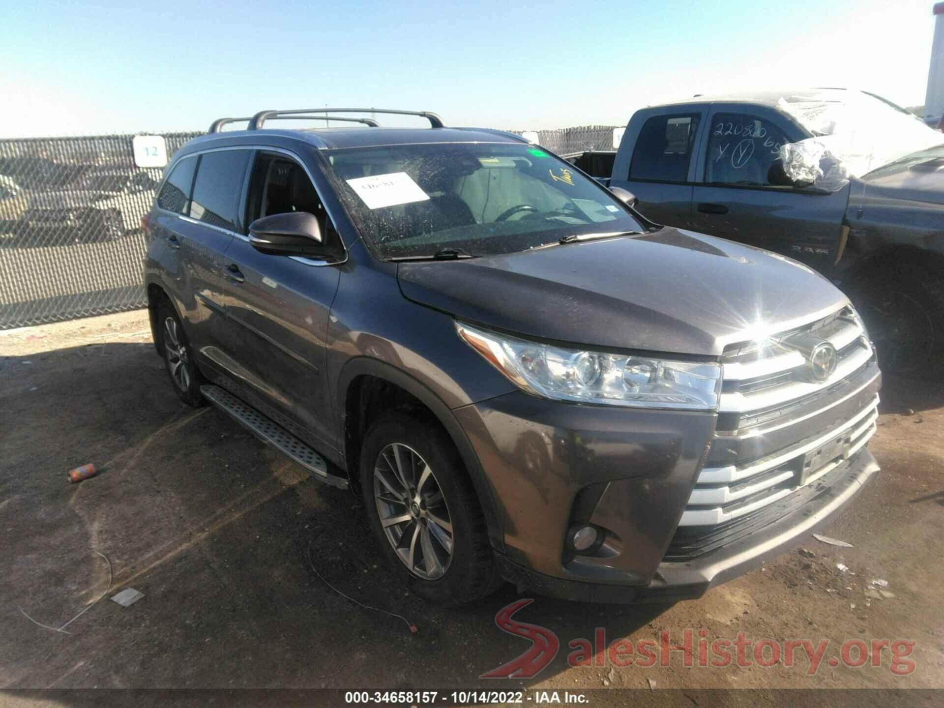 5TDJZRFH5HS458850 2017 TOYOTA HIGHLANDER