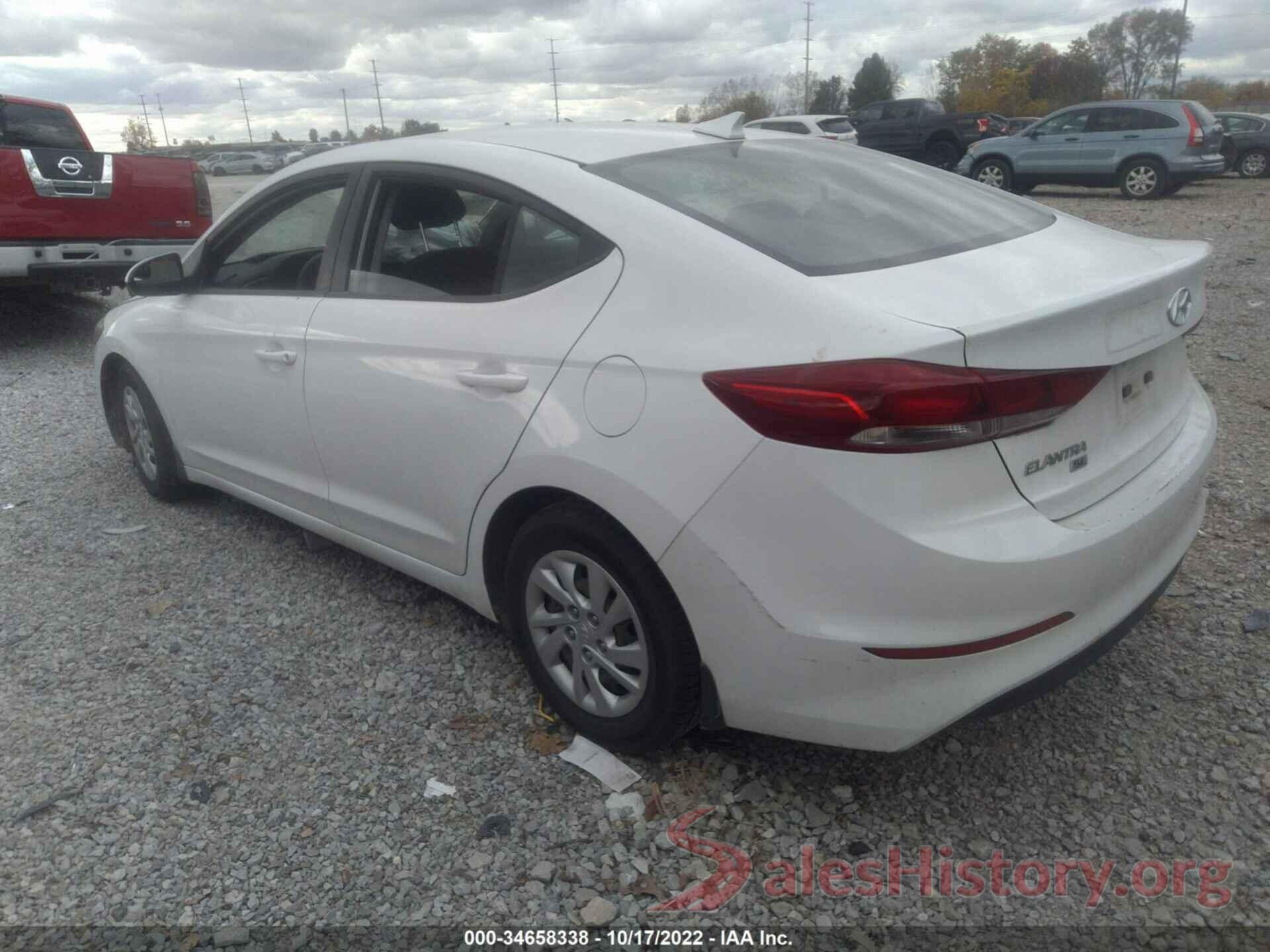 5NPD74LF3JH374305 2018 HYUNDAI ELANTRA