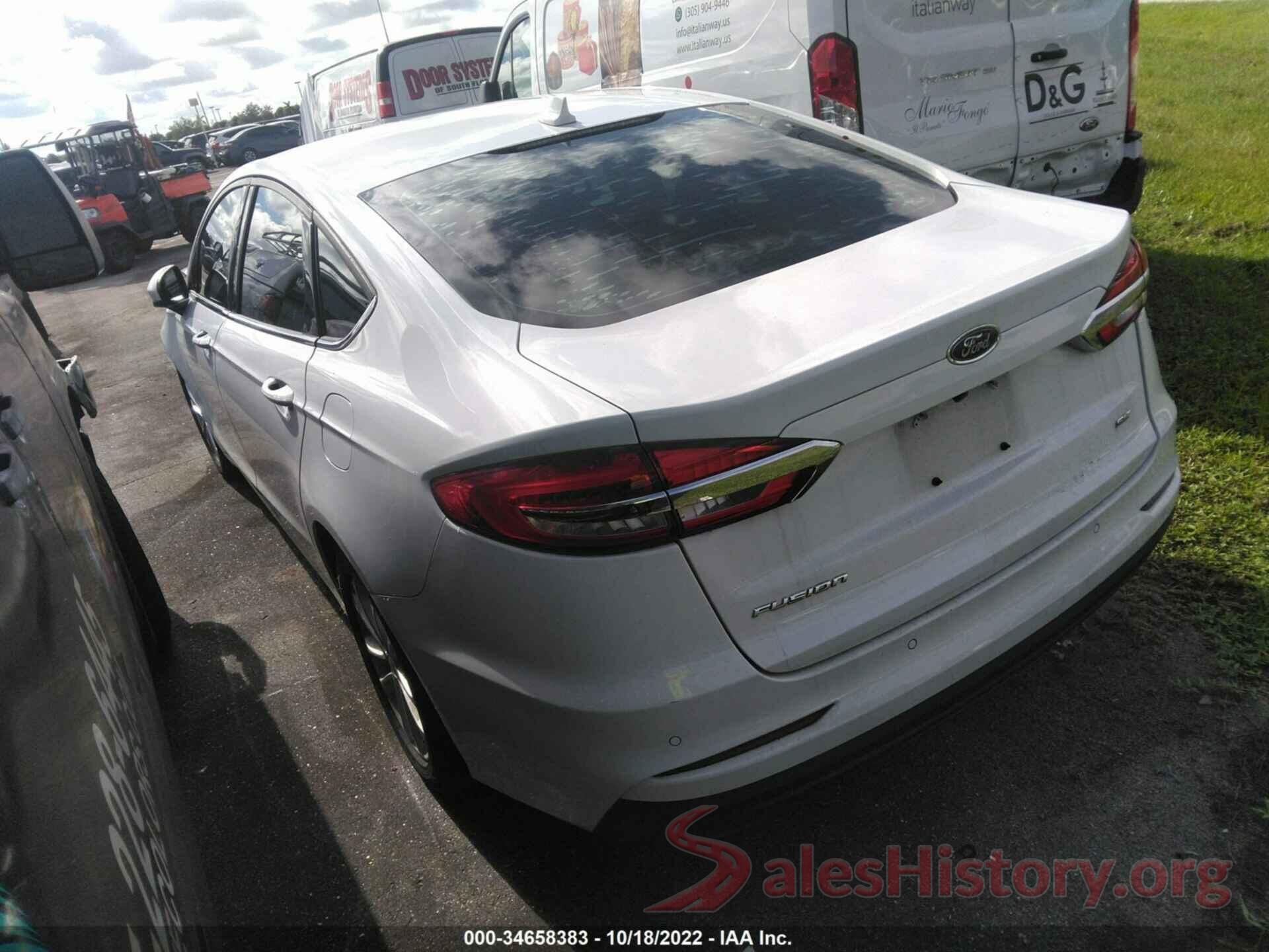 3FA6P0H72KR239520 2019 FORD FUSION