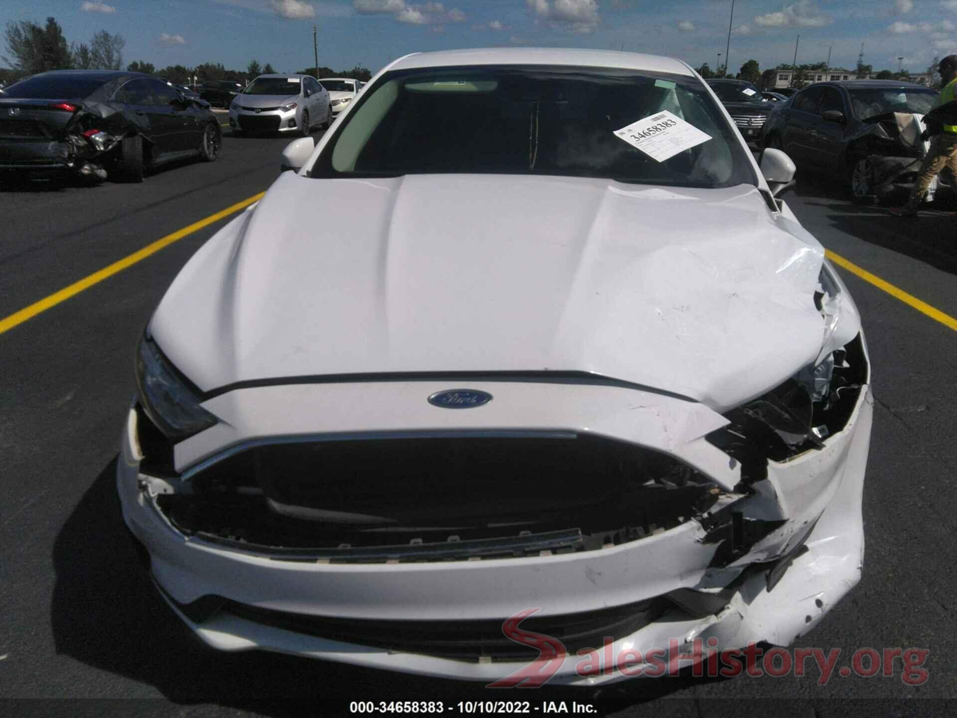 3FA6P0H72KR239520 2019 FORD FUSION