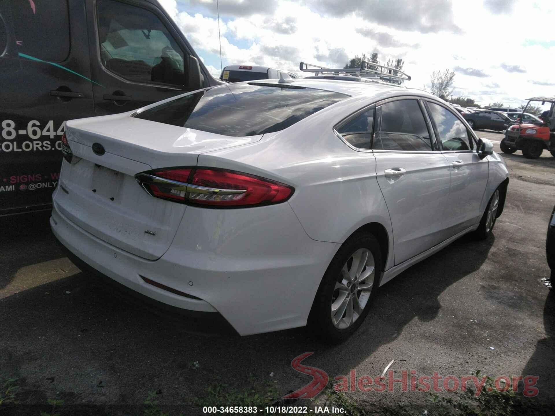 3FA6P0H72KR239520 2019 FORD FUSION