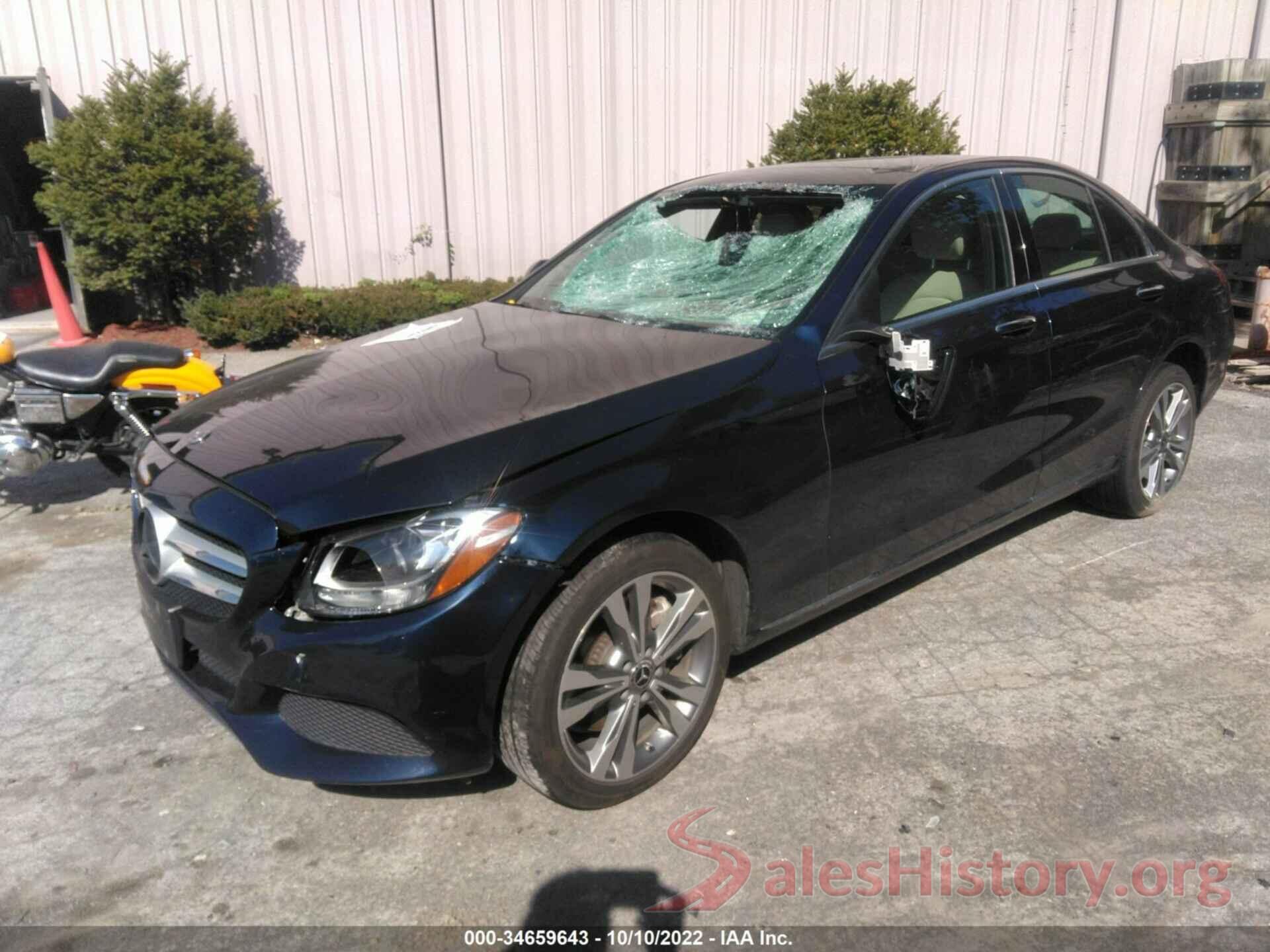 WDDWF4KB5JR390076 2018 MERCEDES-BENZ C-CLASS