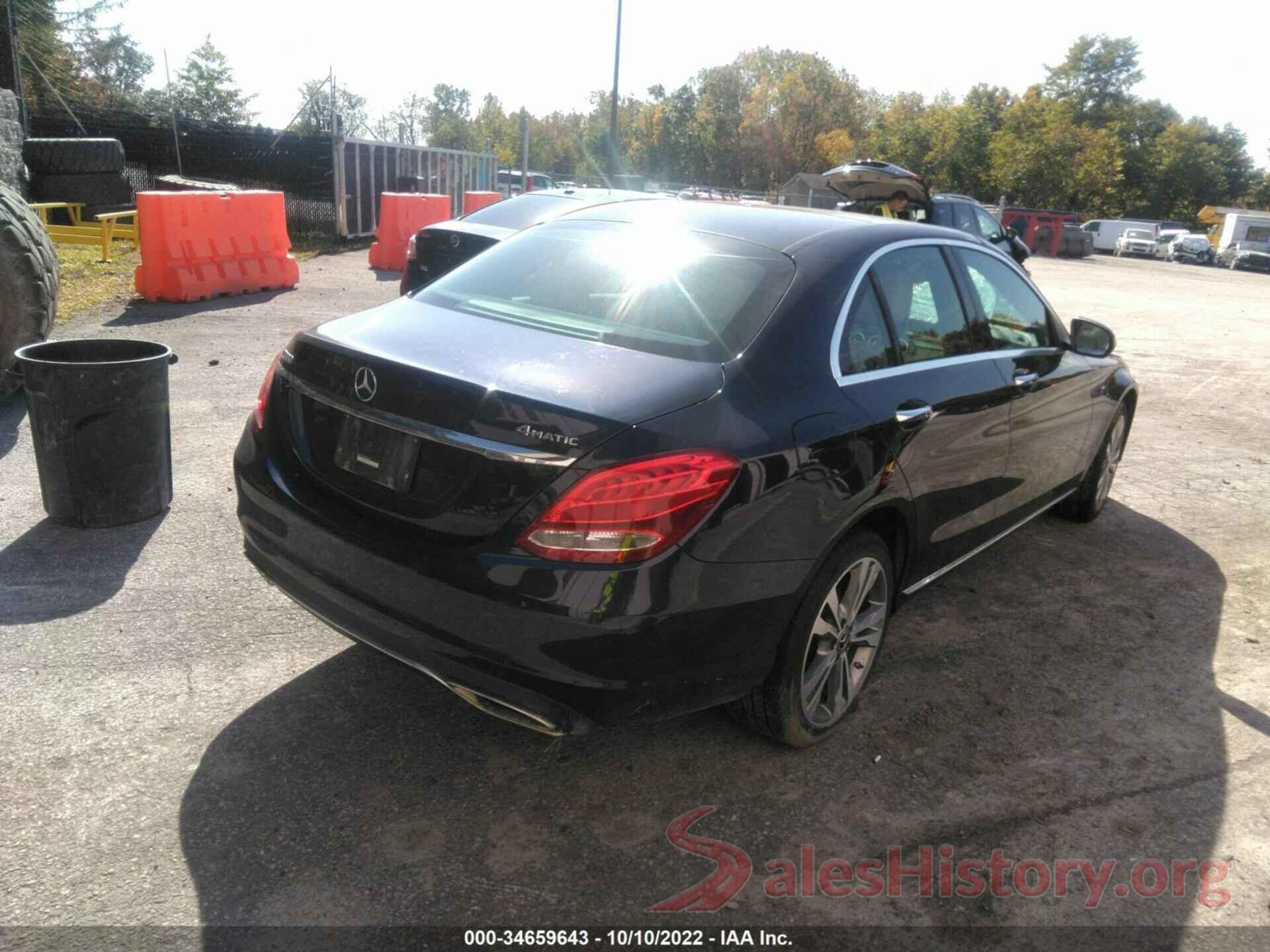 WDDWF4KB5JR390076 2018 MERCEDES-BENZ C-CLASS