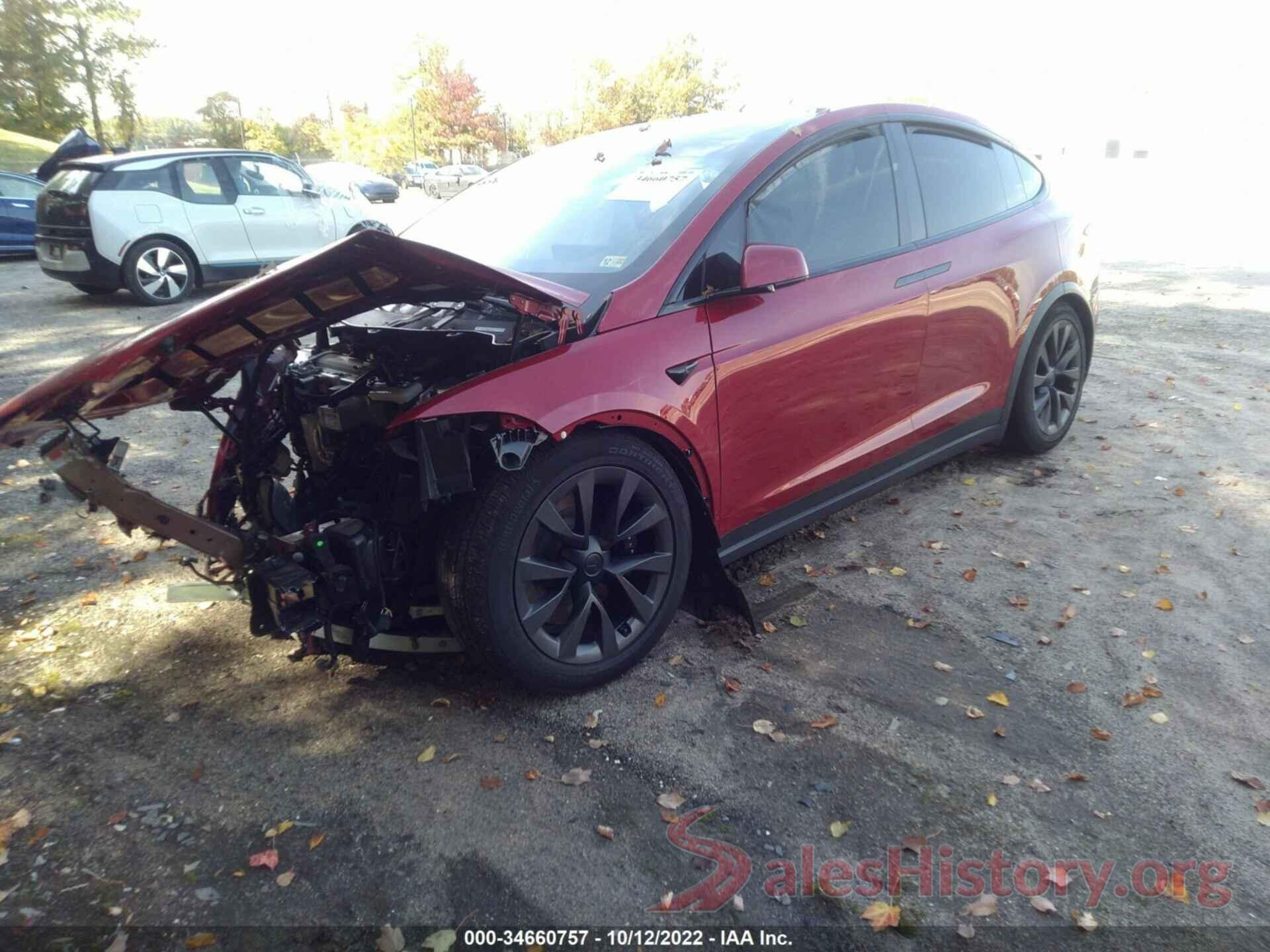 7SAXCBE56NF327097 2022 TESLA MODEL X