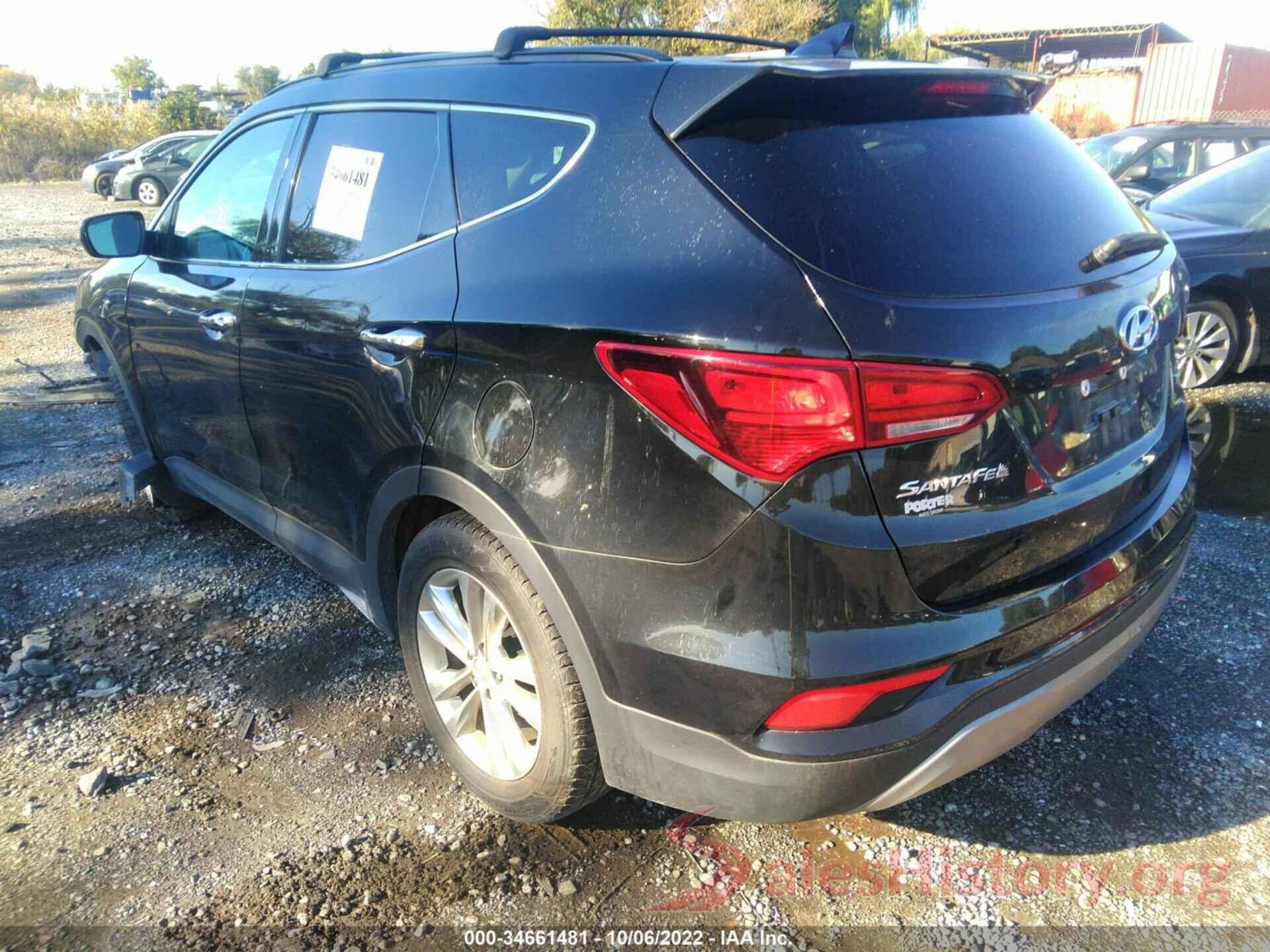 5XYZUDLA1JG535244 2018 HYUNDAI SANTA FE SPORT