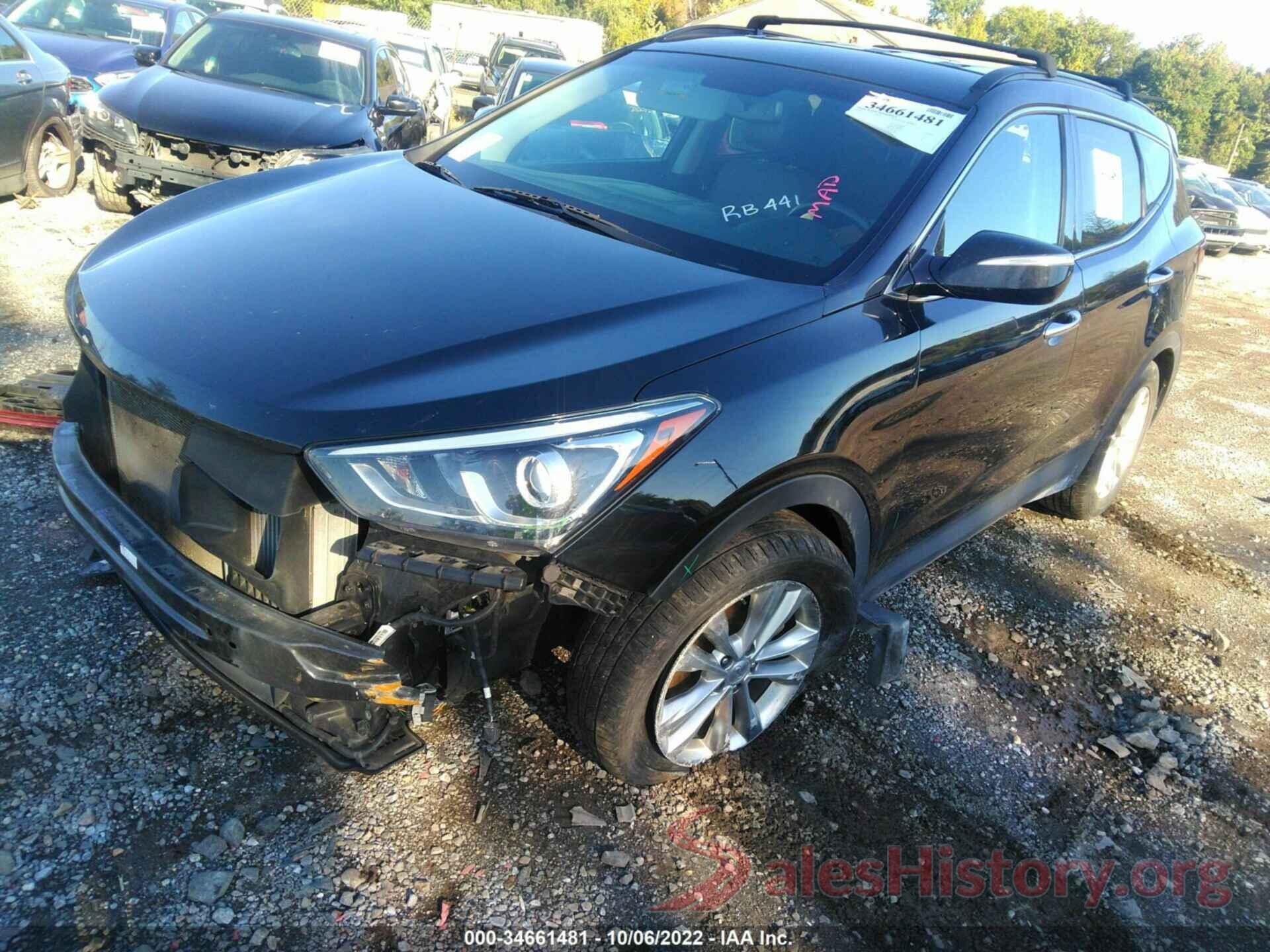 5XYZUDLA1JG535244 2018 HYUNDAI SANTA FE SPORT