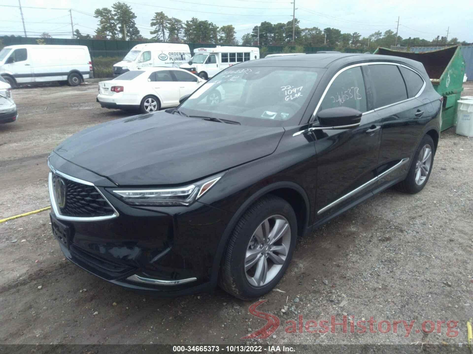 5J8YE1H35NL023855 2022 ACURA MDX