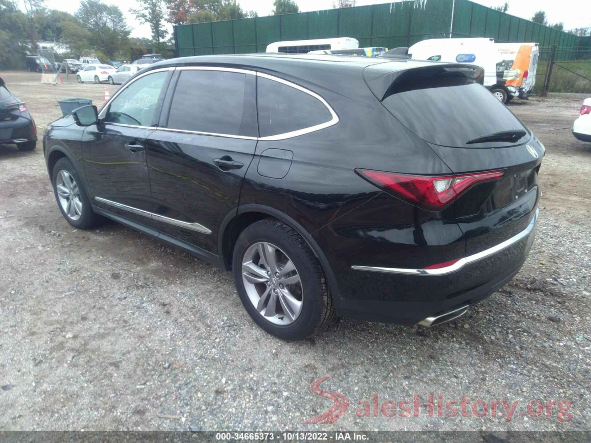 5J8YE1H35NL023855 2022 ACURA MDX