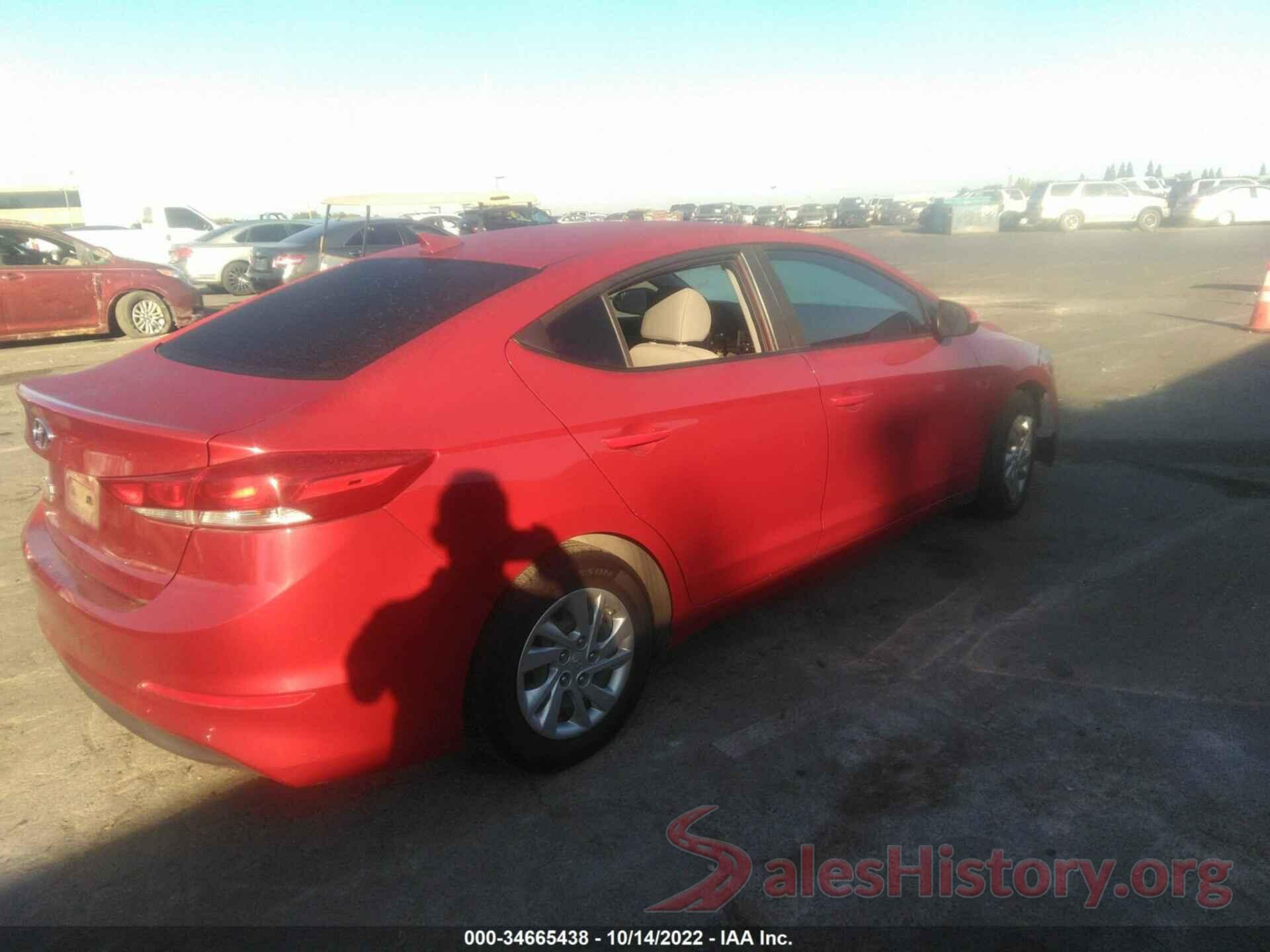 KMHD74LF5HU417621 2017 HYUNDAI ELANTRA