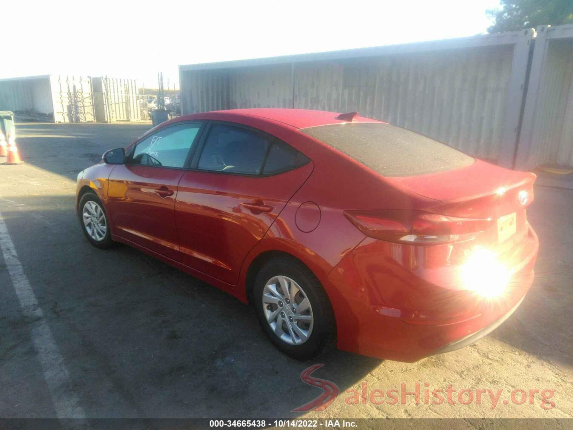 KMHD74LF5HU417621 2017 HYUNDAI ELANTRA