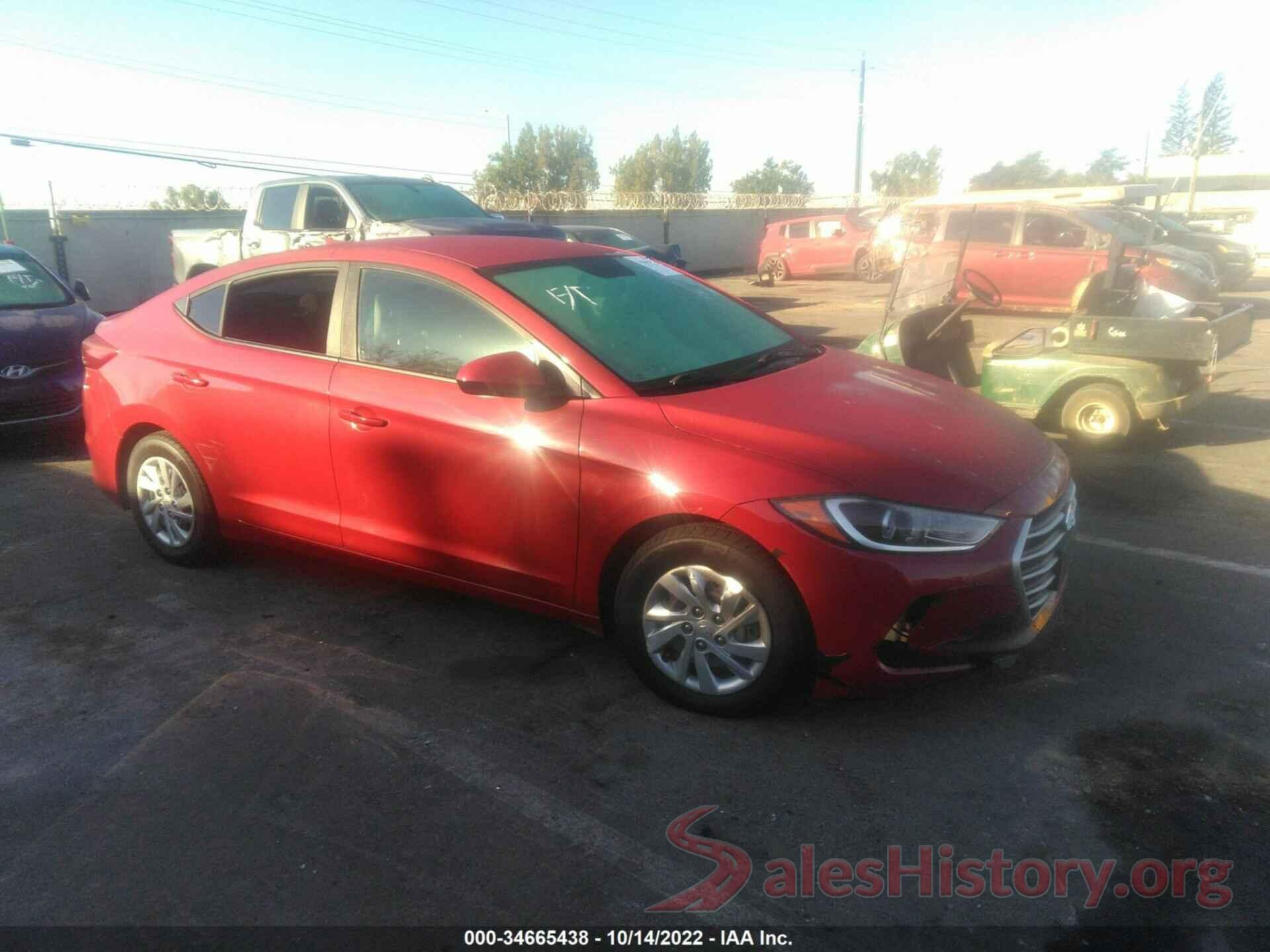 KMHD74LF5HU417621 2017 HYUNDAI ELANTRA