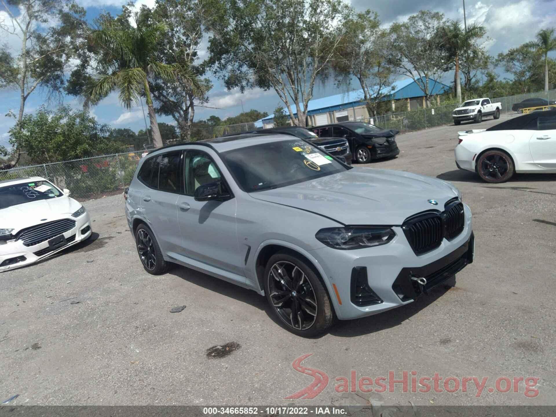 5UX83DP08N9J11453 2022 BMW X3