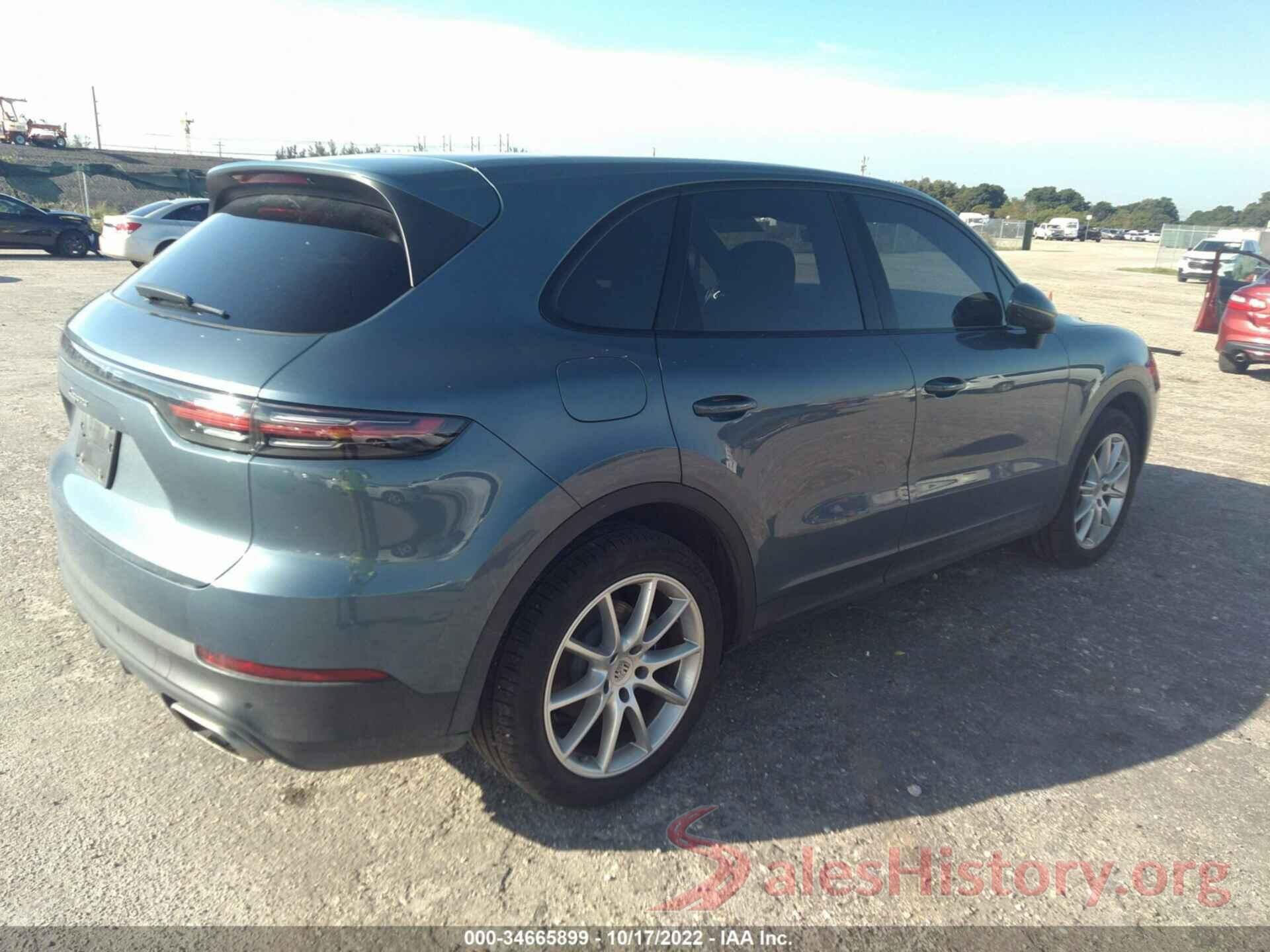 WP1AA2AY3KDA00988 2019 PORSCHE CAYENNE