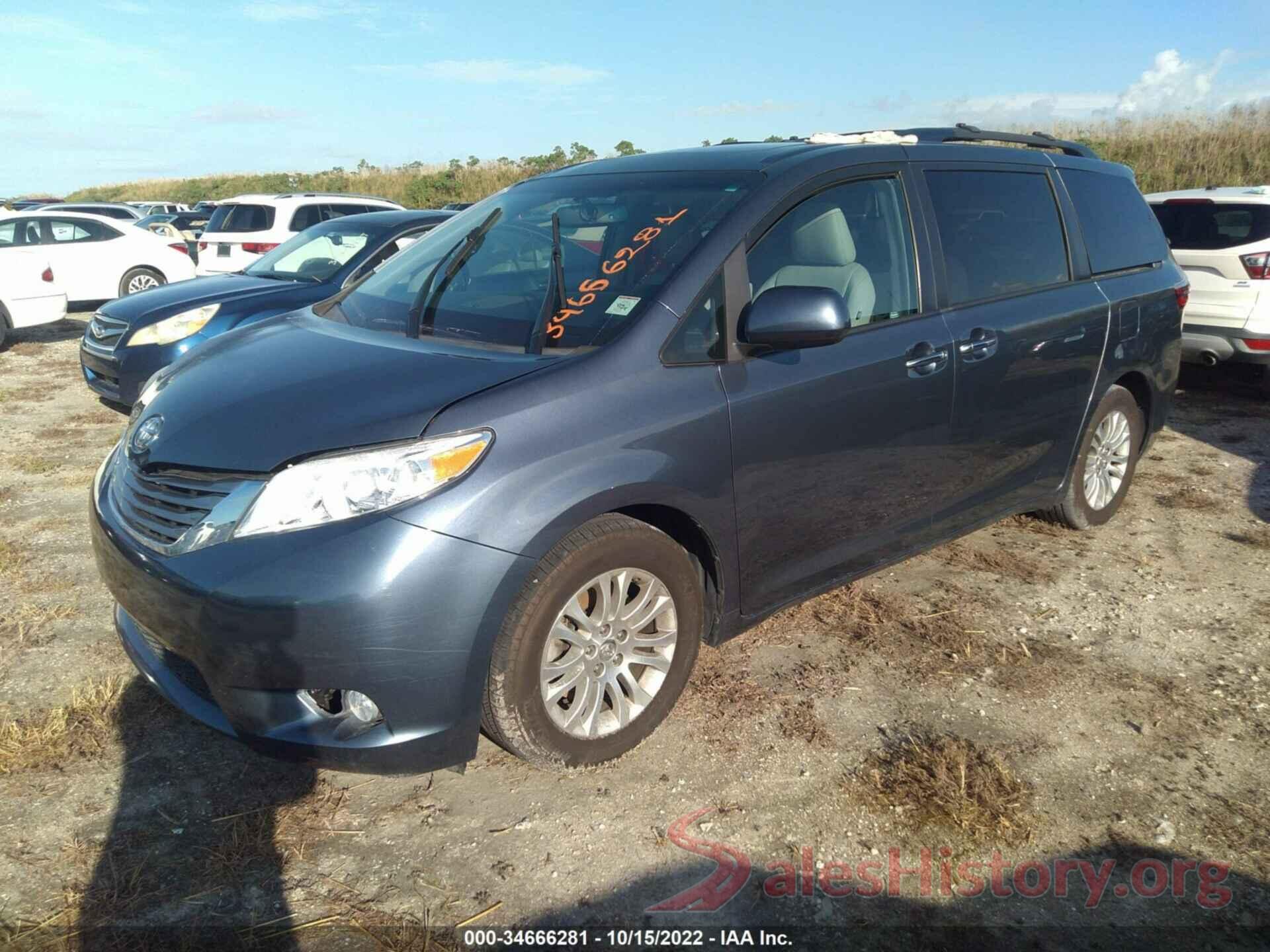 5TDYZ3DC3HS839843 2017 TOYOTA SIENNA