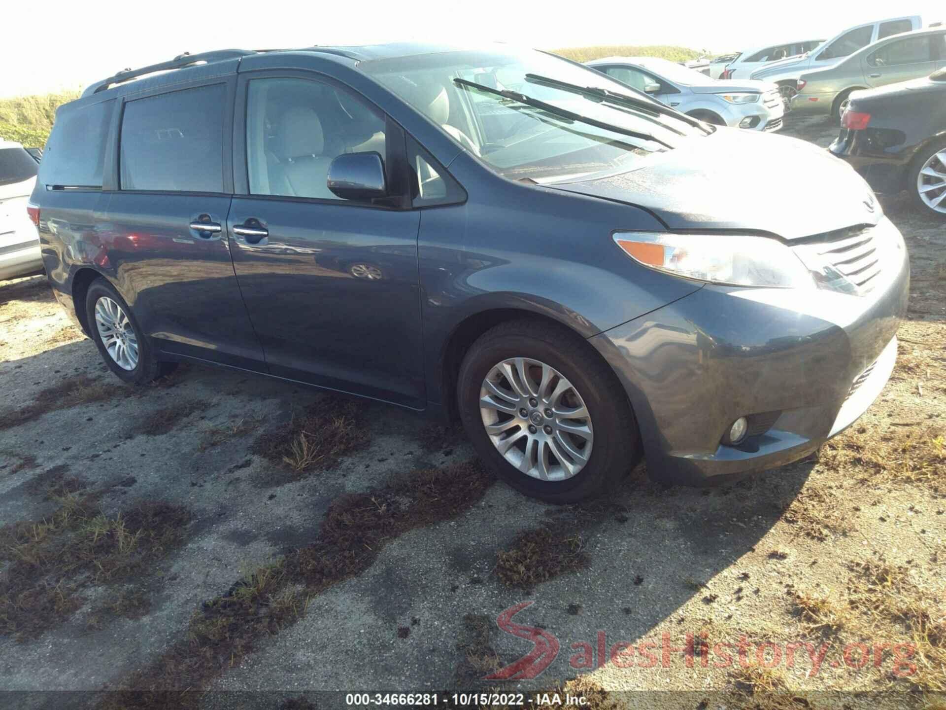 5TDYZ3DC3HS839843 2017 TOYOTA SIENNA