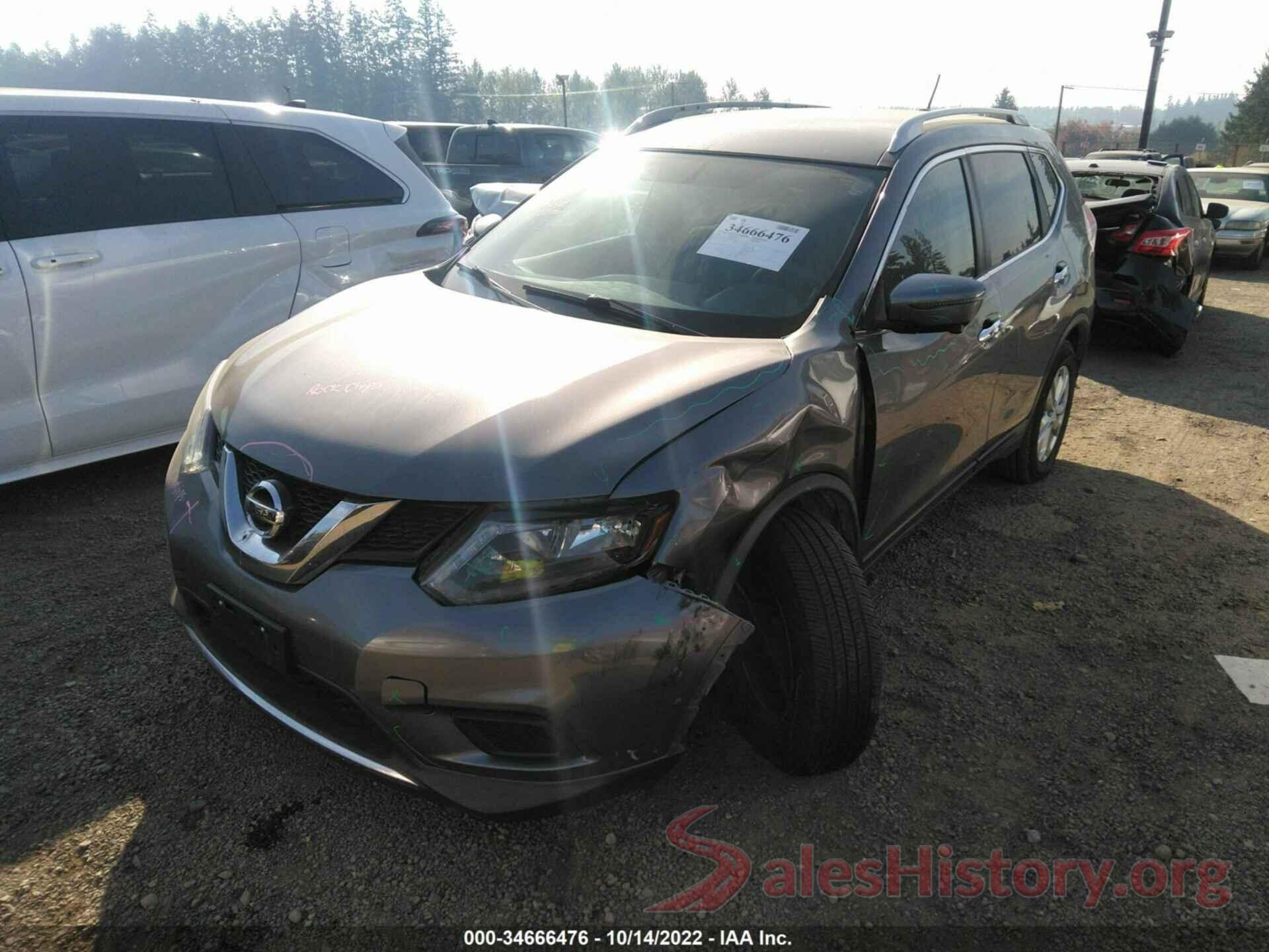 KNMAT2MV2GP691983 2016 NISSAN ROGUE