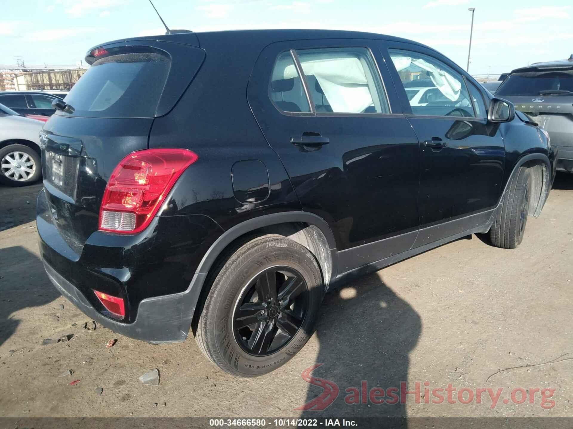 3GNCJKSB6KL398607 2019 CHEVROLET TRAX