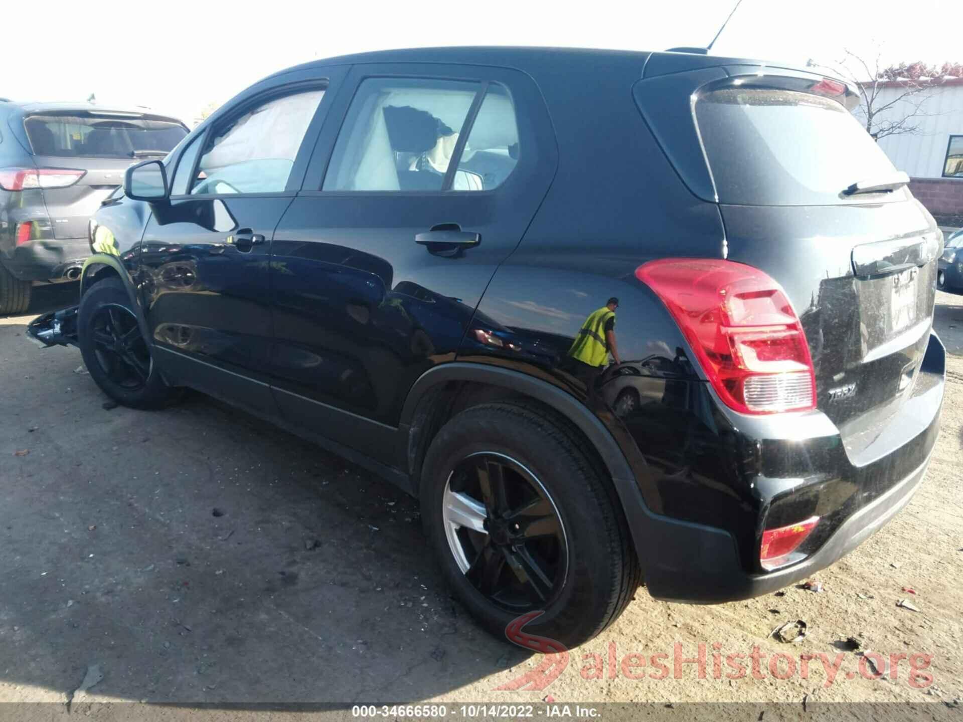 3GNCJKSB6KL398607 2019 CHEVROLET TRAX