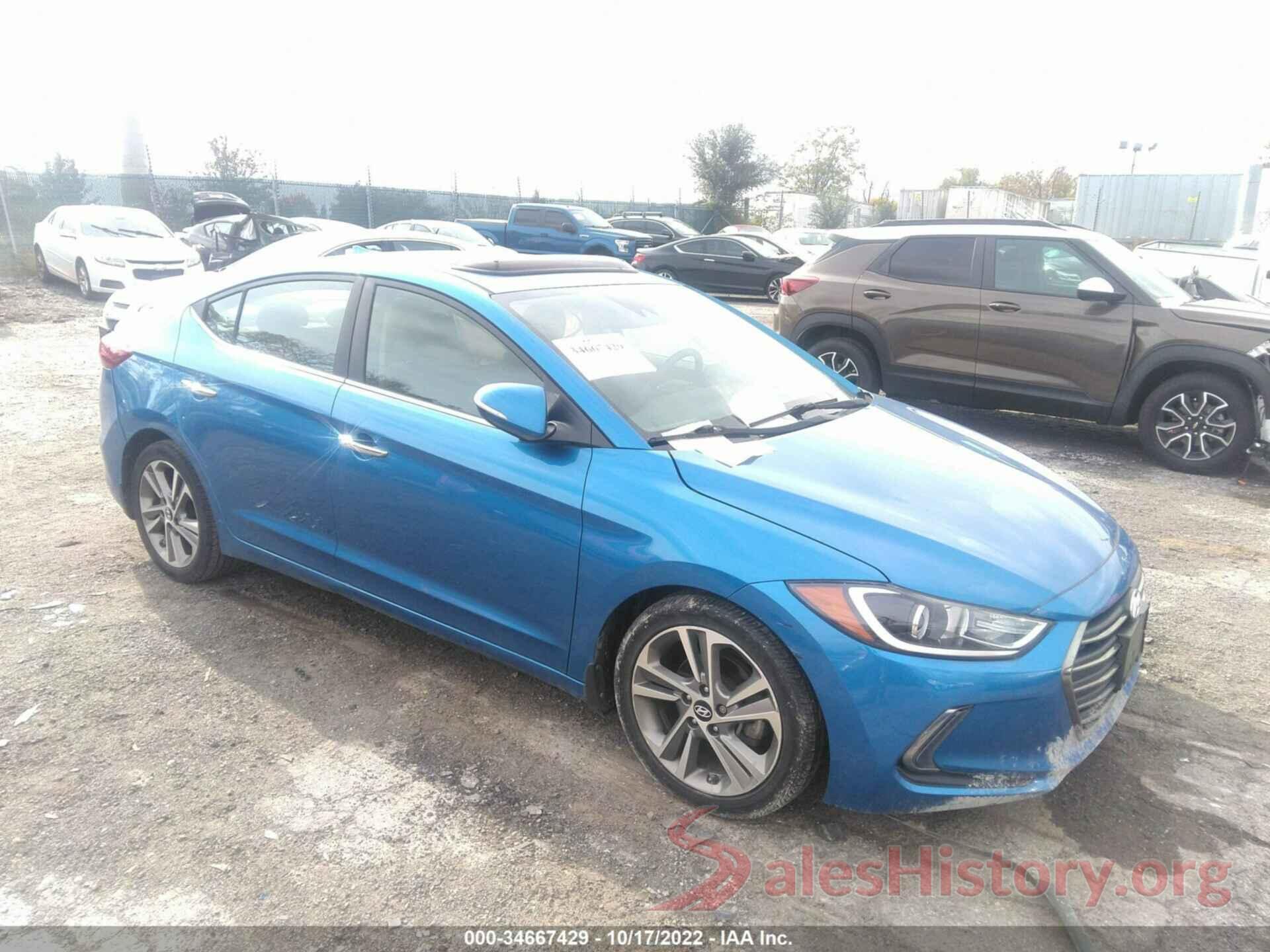 5NPD84LFXHH121473 2017 HYUNDAI ELANTRA