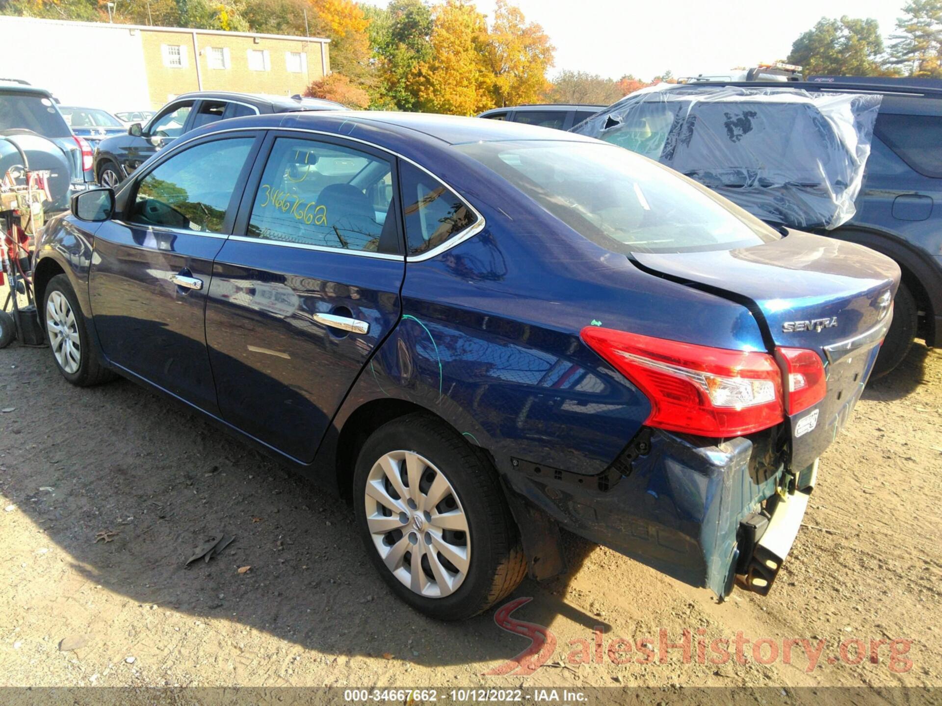 3N1AB7AP9KY418443 2019 NISSAN SENTRA