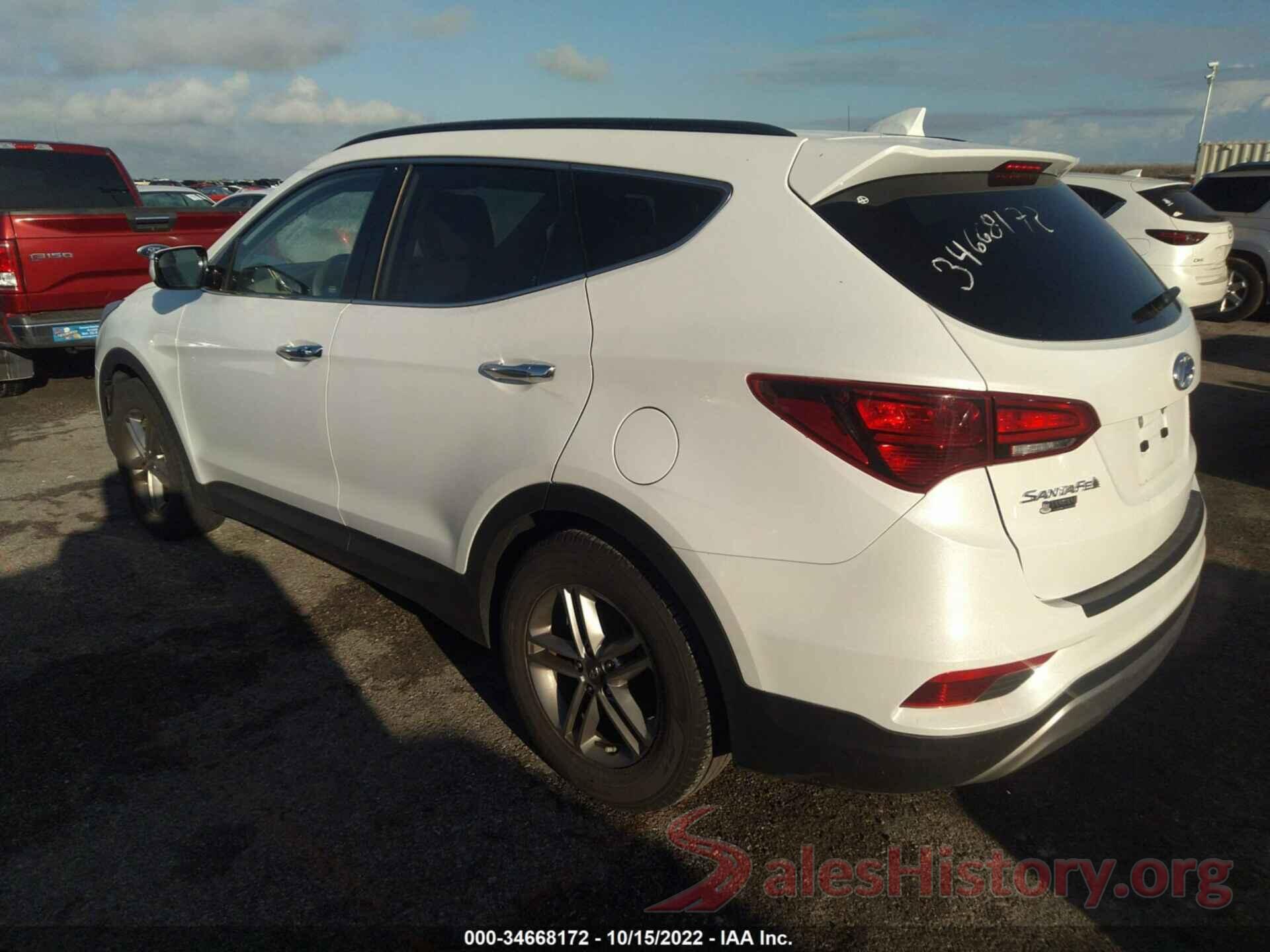 5NMZU3LB6HH050617 2017 HYUNDAI SANTA FE SPORT