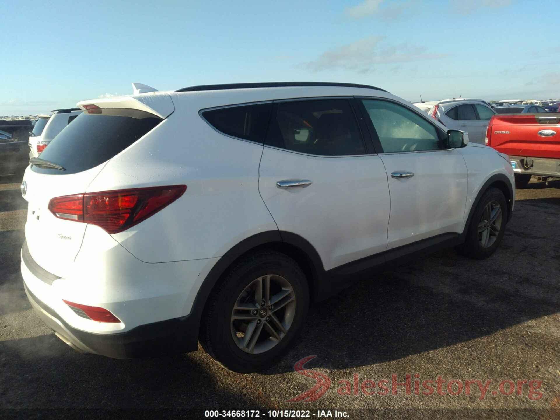 5NMZU3LB6HH050617 2017 HYUNDAI SANTA FE SPORT