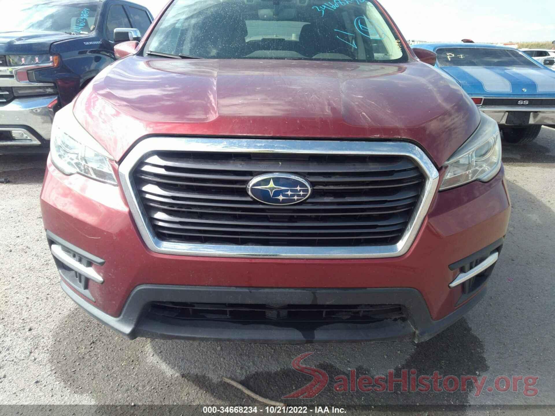 4S4WMACD3K3425454 2019 SUBARU ASCENT