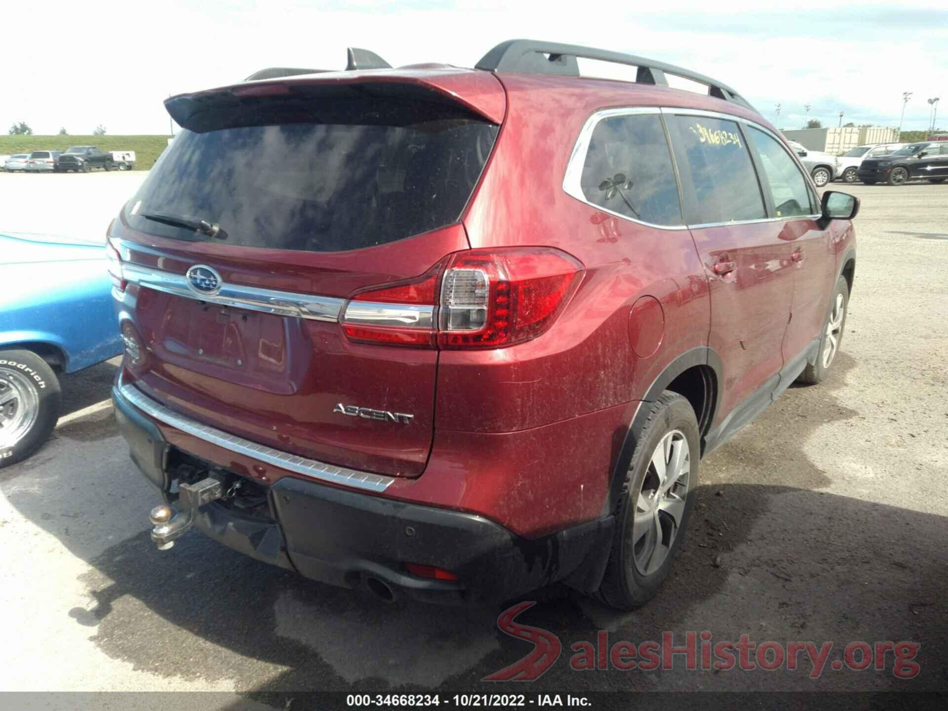 4S4WMACD3K3425454 2019 SUBARU ASCENT