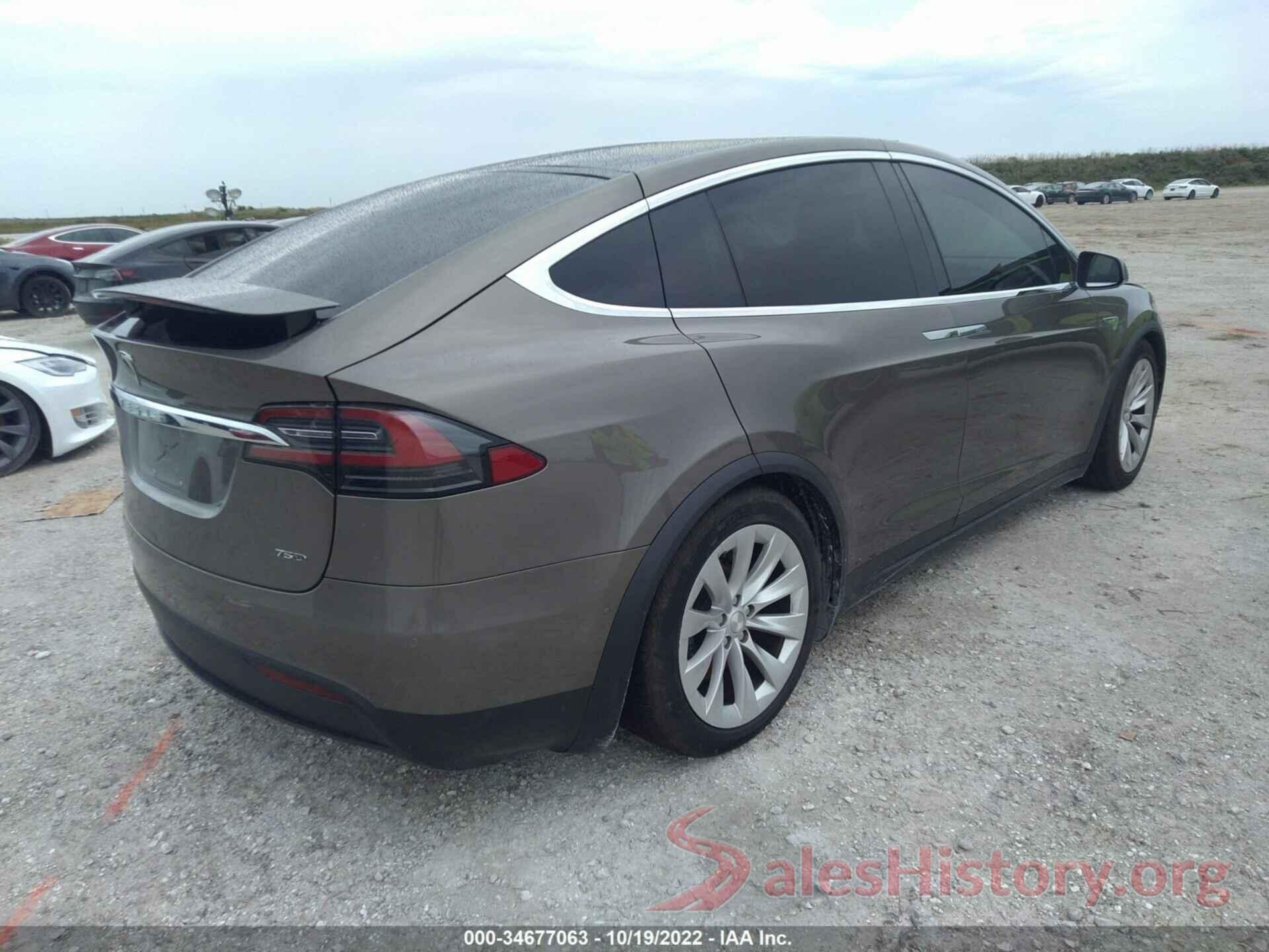 5YJXCAE20GF008732 2016 TESLA MODEL X