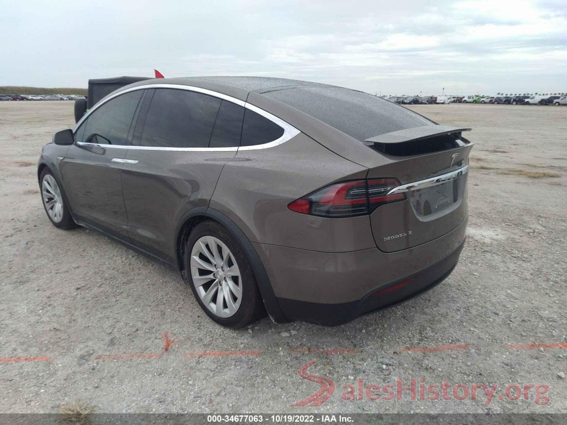 5YJXCAE20GF008732 2016 TESLA MODEL X