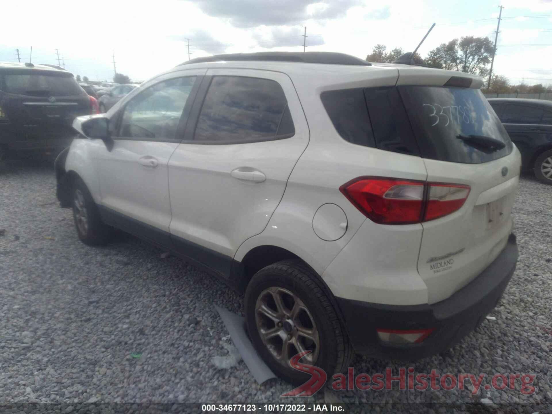 MAJ6S3GLXLC337788 2020 FORD ECOSPORT