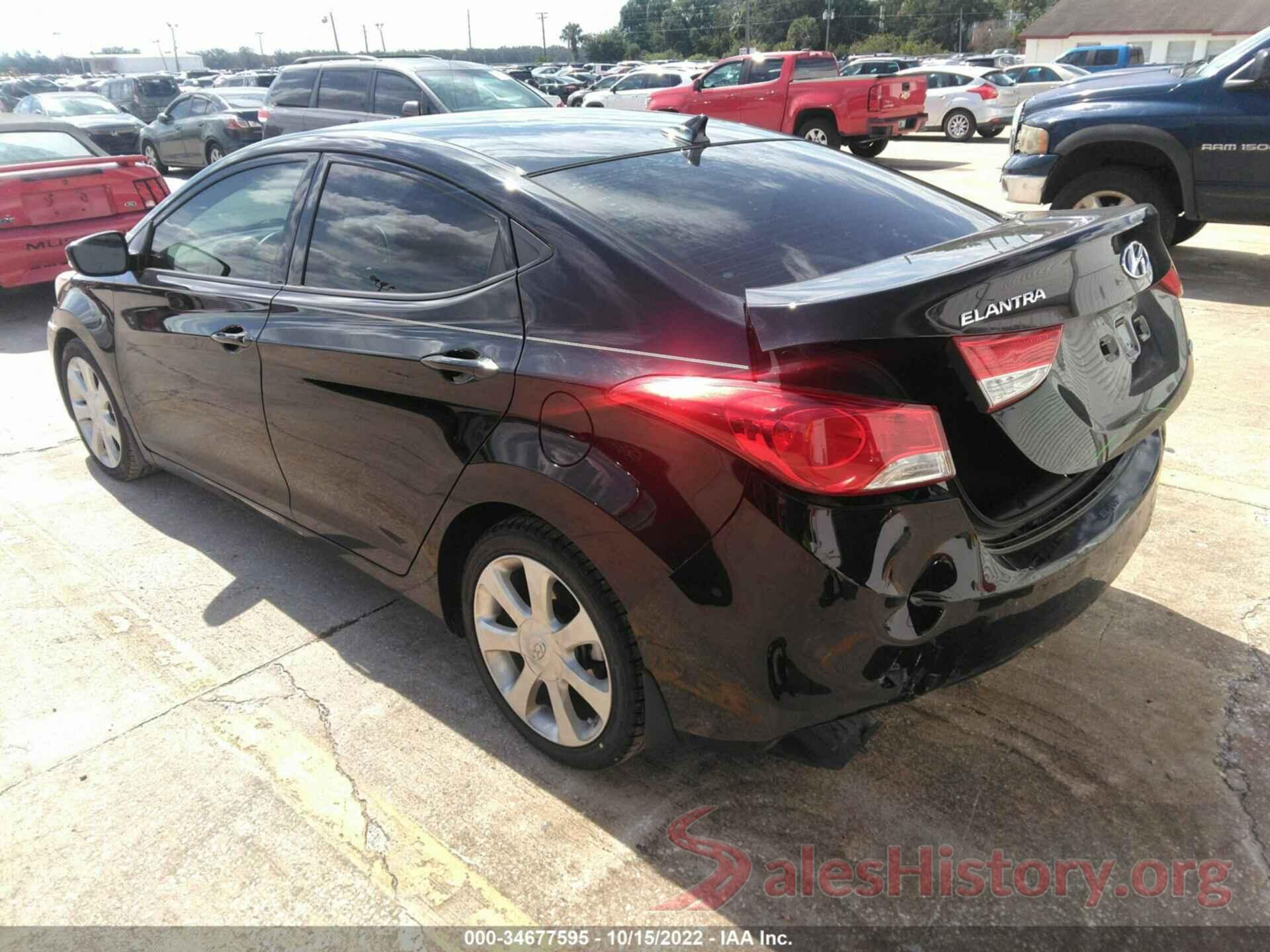 5NPDH4AE5DH337333 2013 HYUNDAI ELANTRA