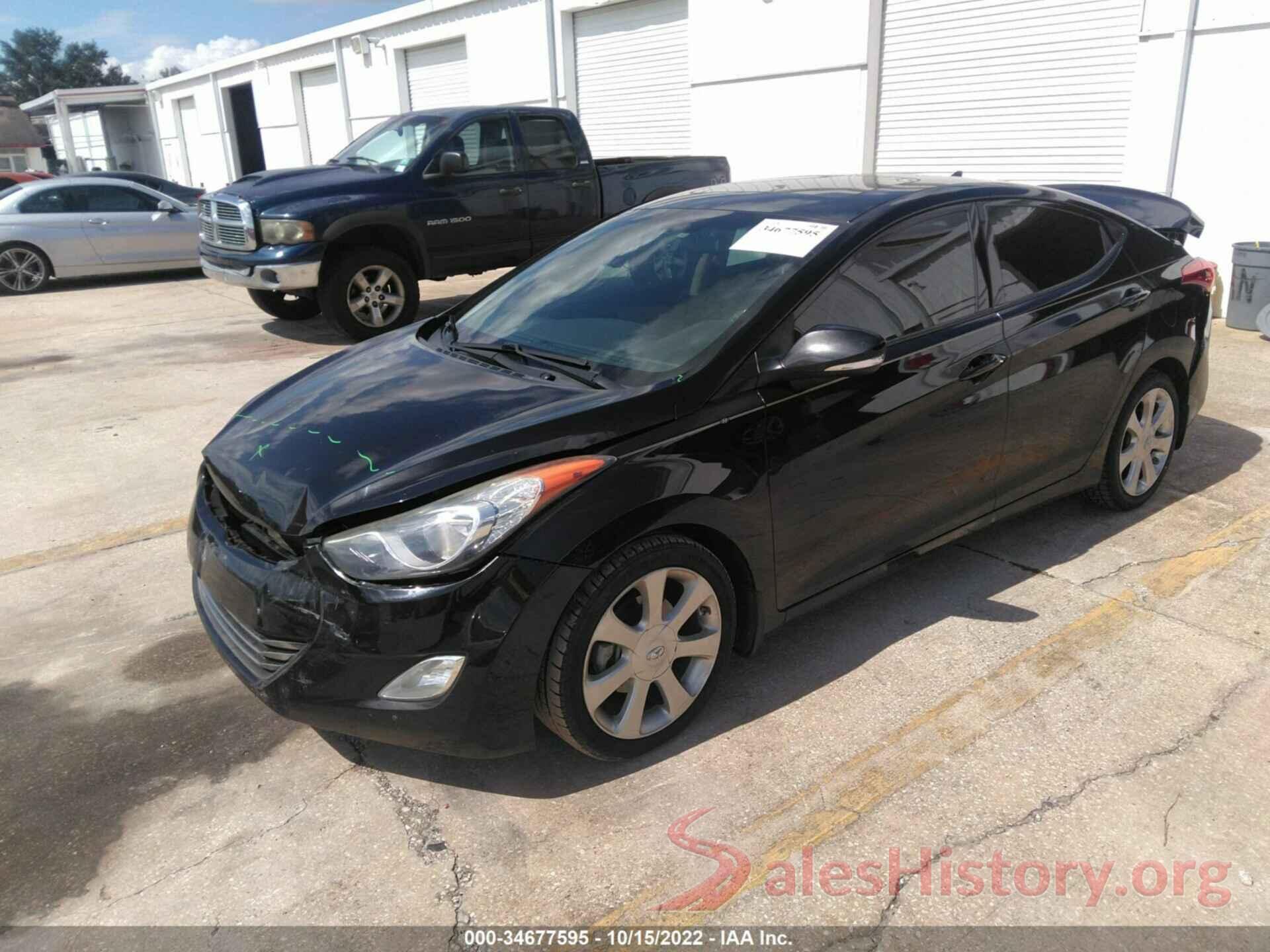 5NPDH4AE5DH337333 2013 HYUNDAI ELANTRA