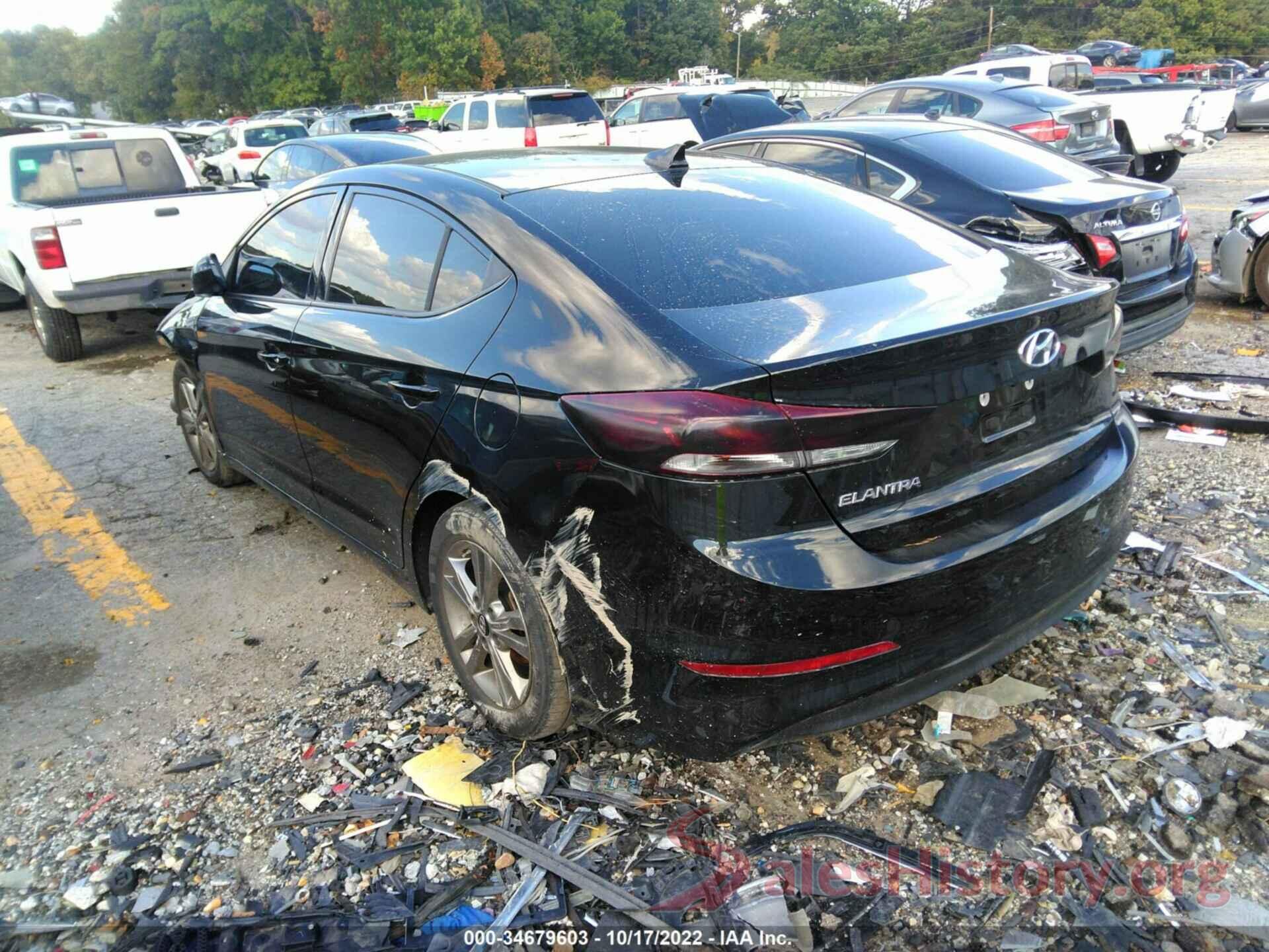 5NPD84LF3JH372051 2018 HYUNDAI ELANTRA