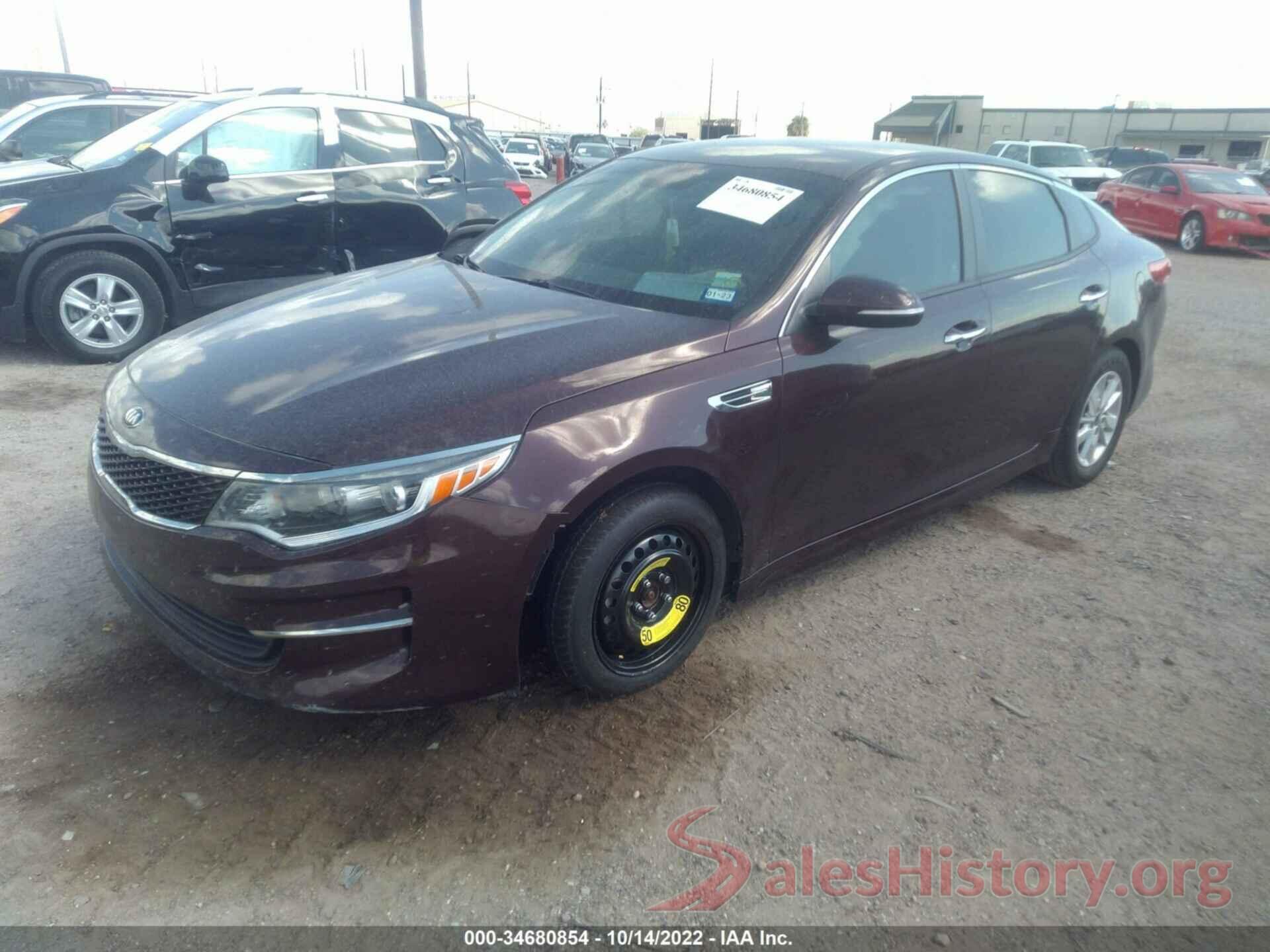 5XXGT4L34HG163571 2017 KIA OPTIMA