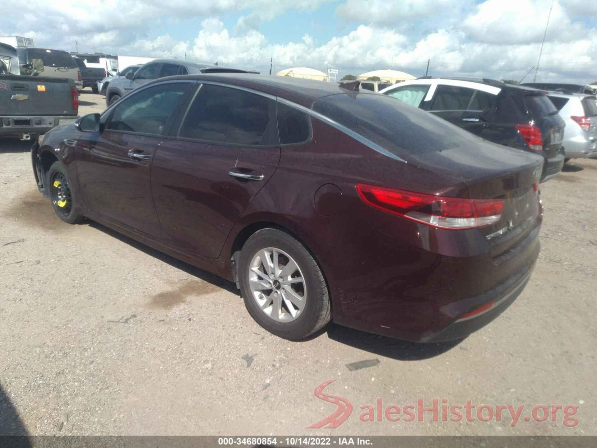 5XXGT4L34HG163571 2017 KIA OPTIMA