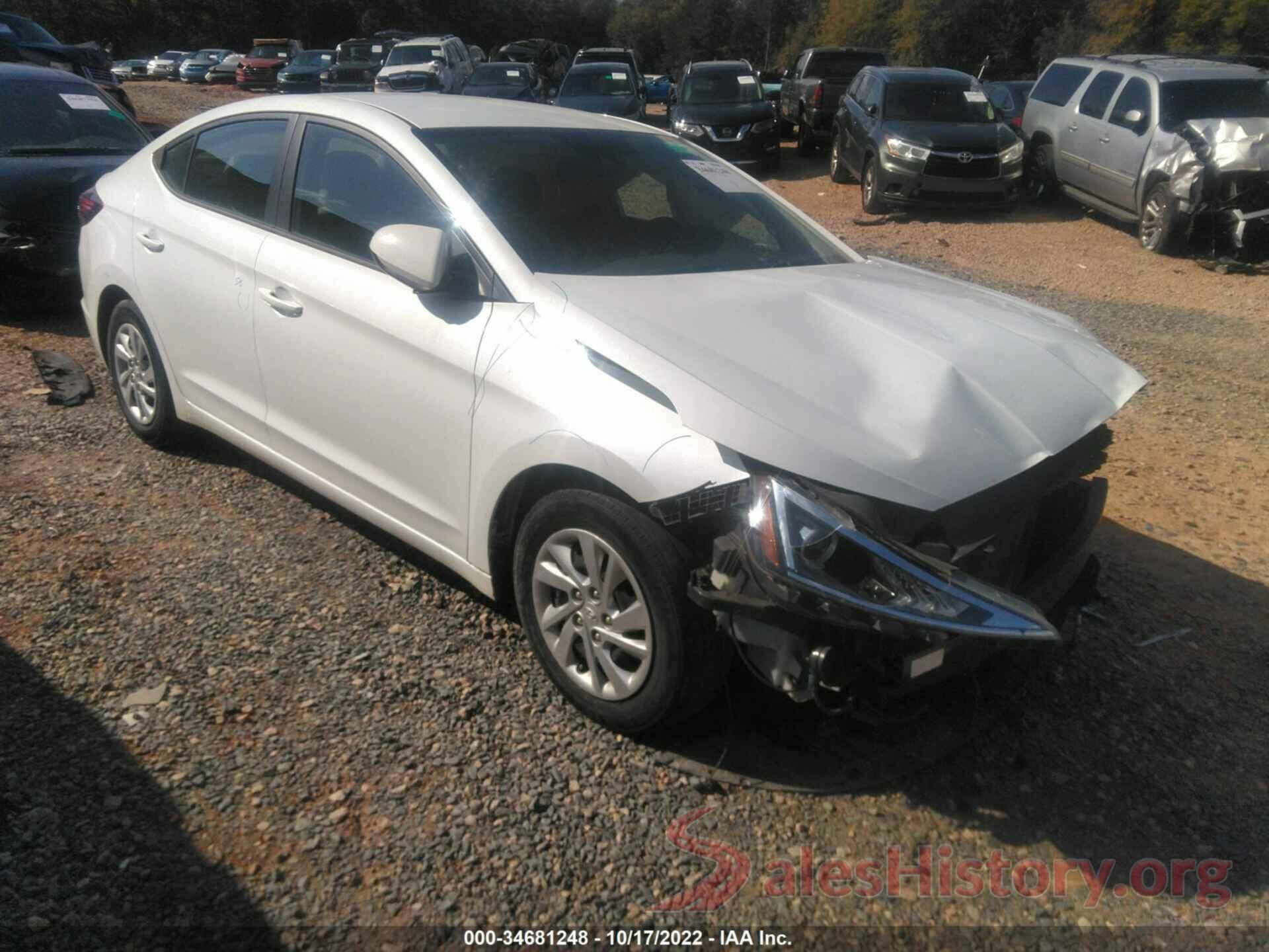 5NPD74LF1LH558757 2020 HYUNDAI ELANTRA