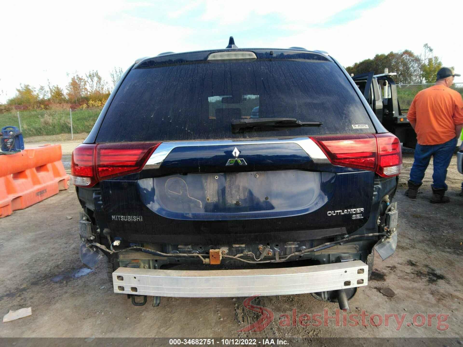 JA4AZ3A31KZ005043 2019 MITSUBISHI OUTLANDER