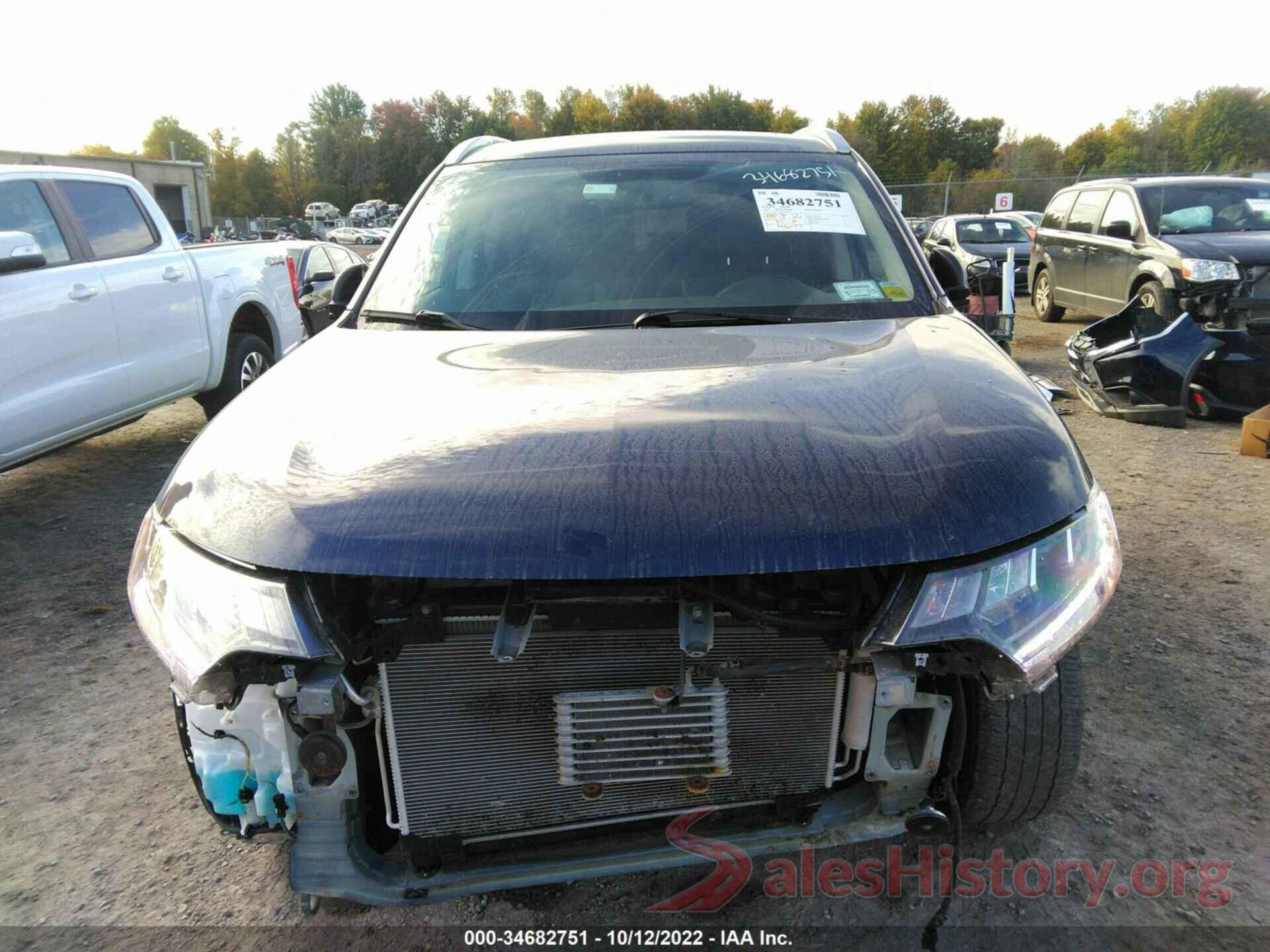 JA4AZ3A31KZ005043 2019 MITSUBISHI OUTLANDER