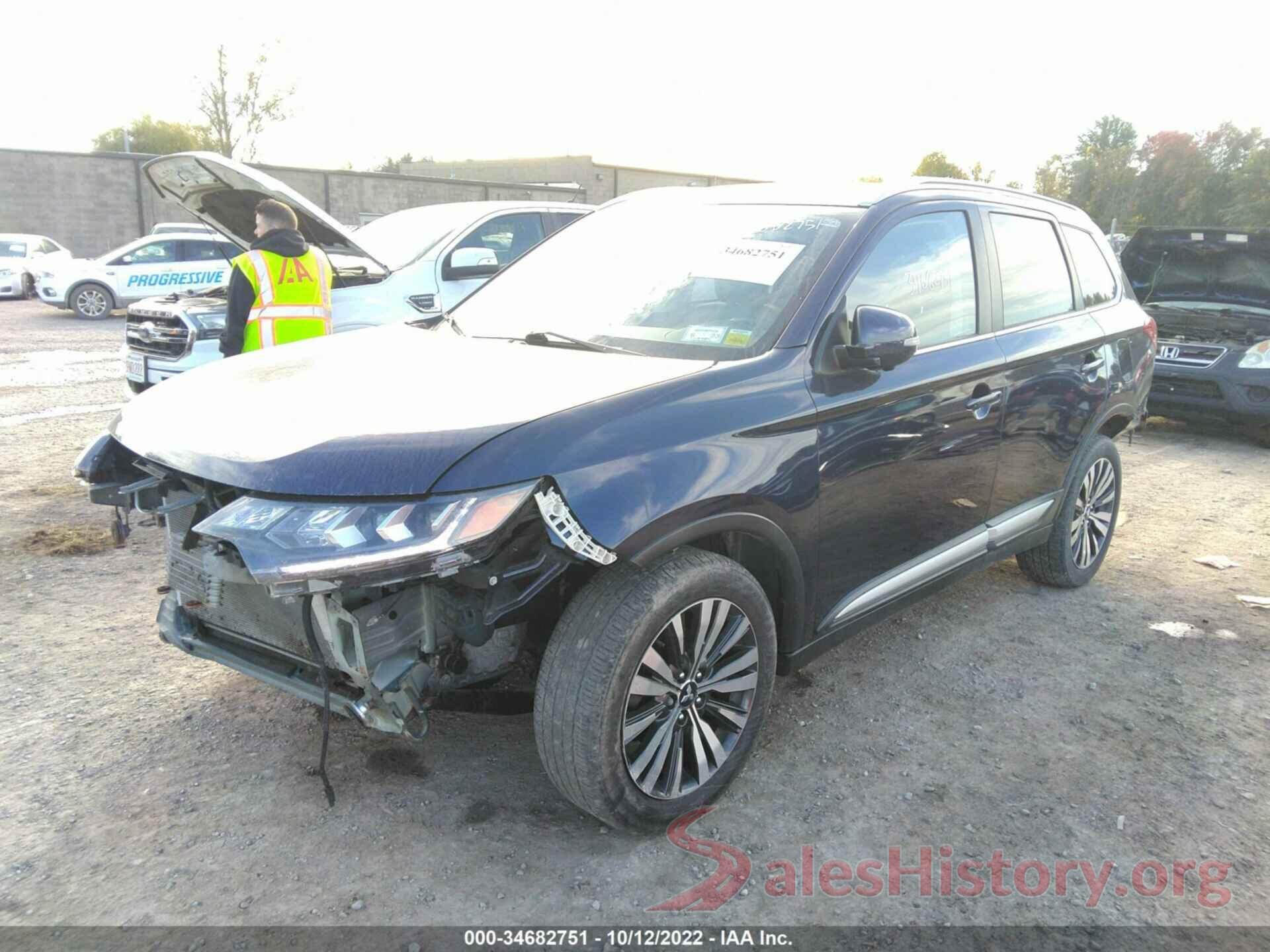 JA4AZ3A31KZ005043 2019 MITSUBISHI OUTLANDER